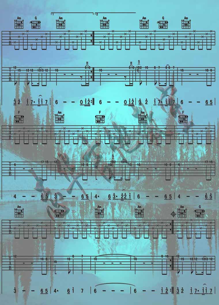 《Endelss Horizon_蓝色天际专辑》吉他谱-C大调音乐网