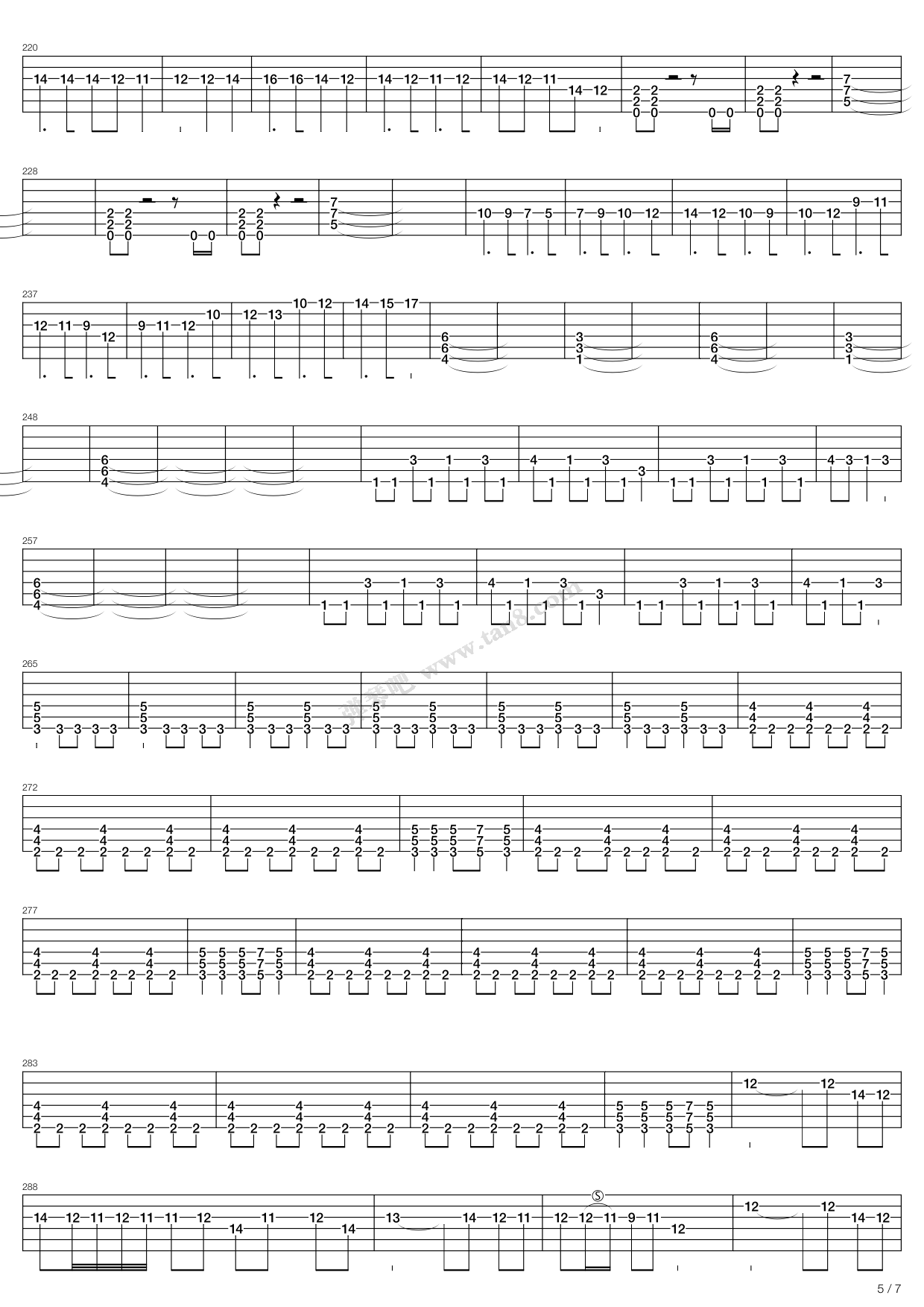 《Armageddon》吉他谱-C大调音乐网