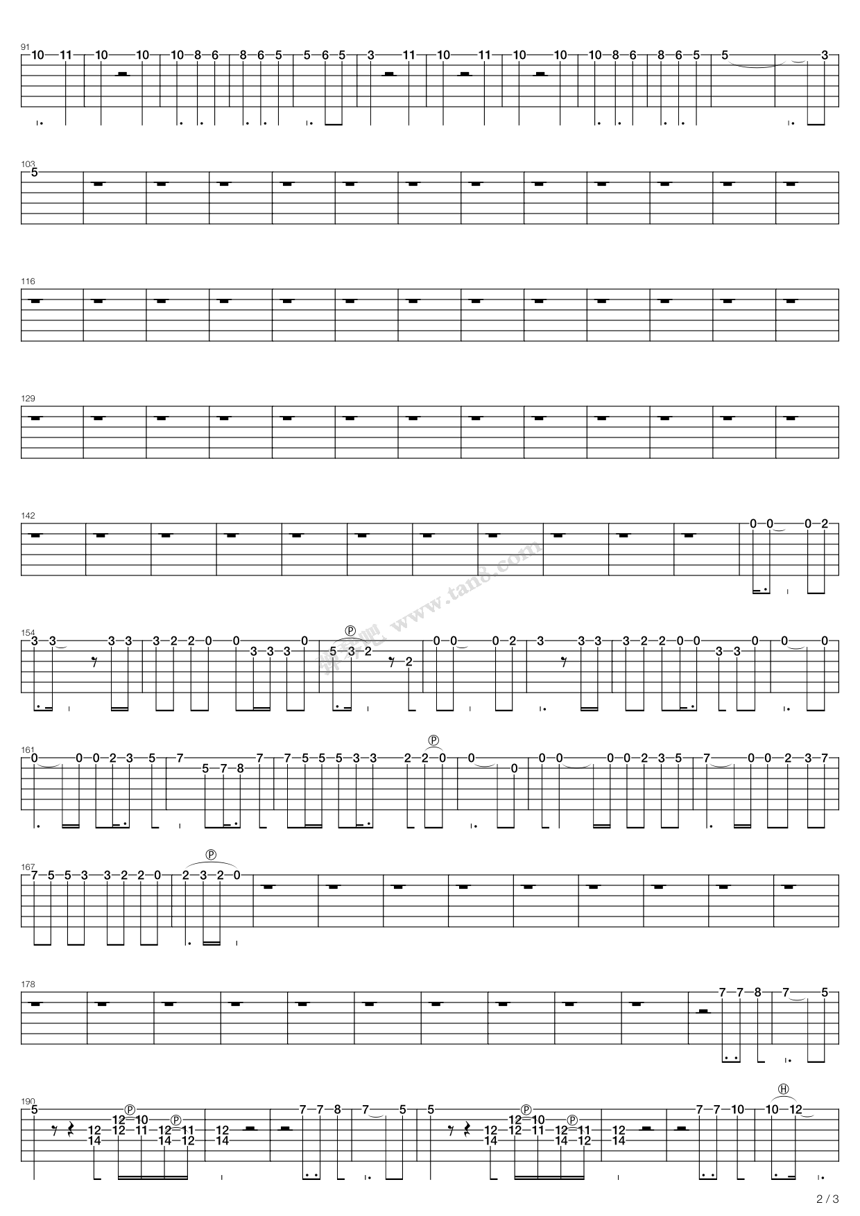 《Infinity》吉他谱-C大调音乐网