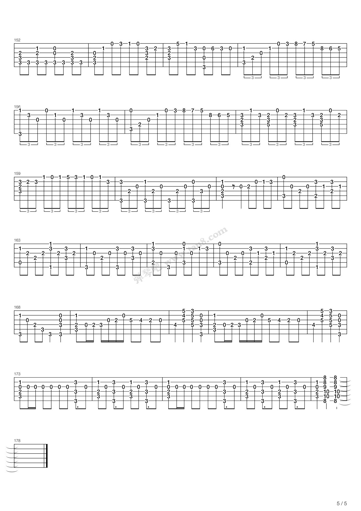 《Sonate In C Op15b》吉他谱-C大调音乐网