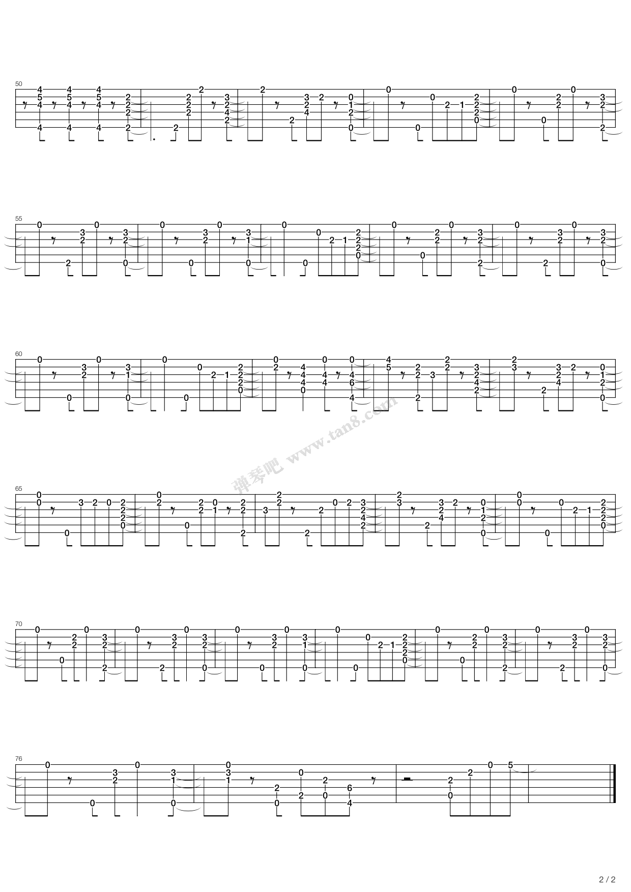 《Clapton, Eric - Signe》吉他谱-C大调音乐网