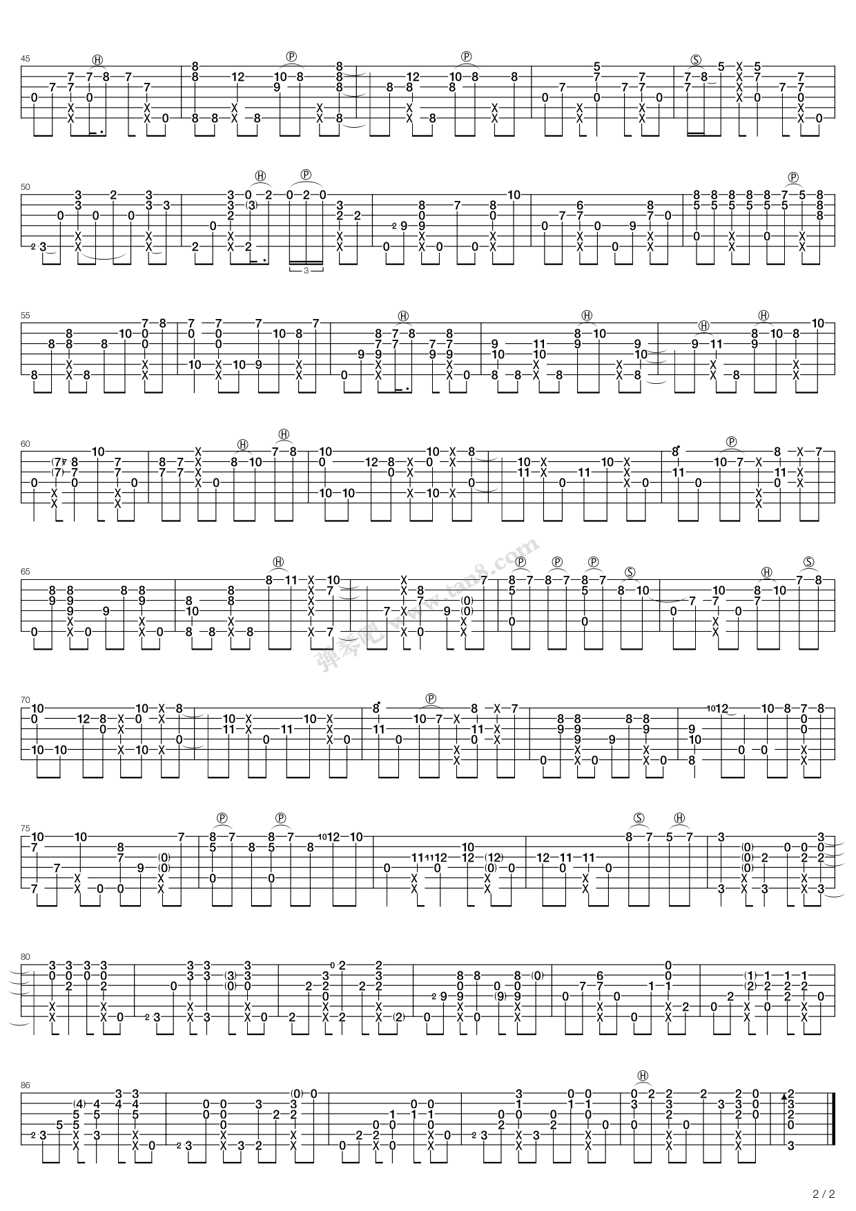 《Totoro Theme（指弹版，郑成河）》吉他谱-C大调音乐网