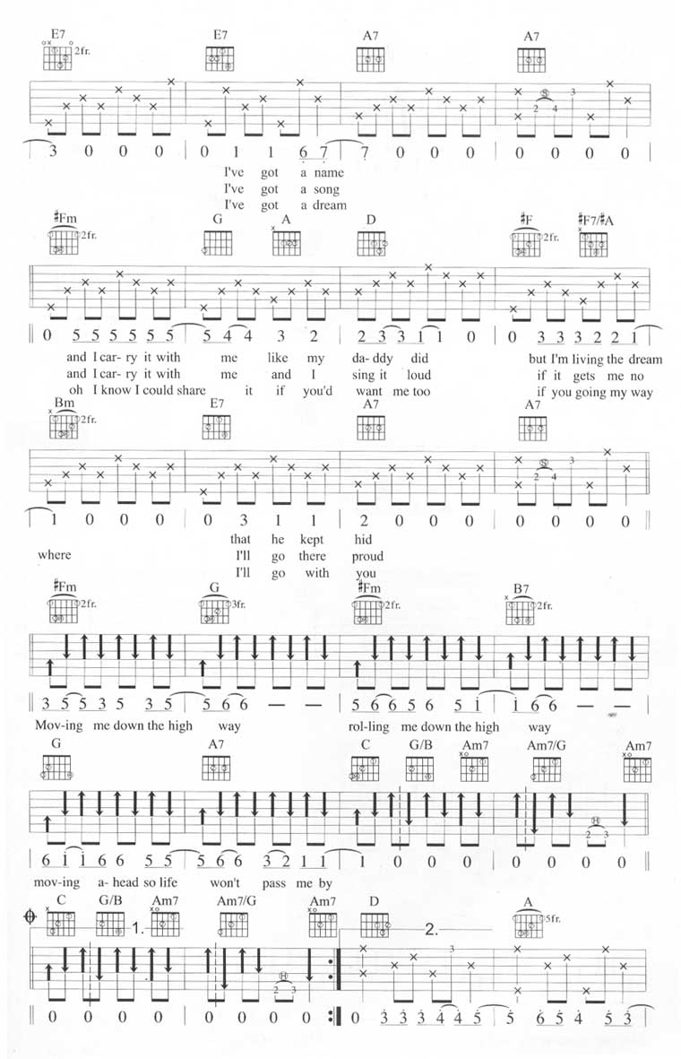 《I Got A Name-Jim Croce (吉他谱)》吉他谱-C大调音乐网