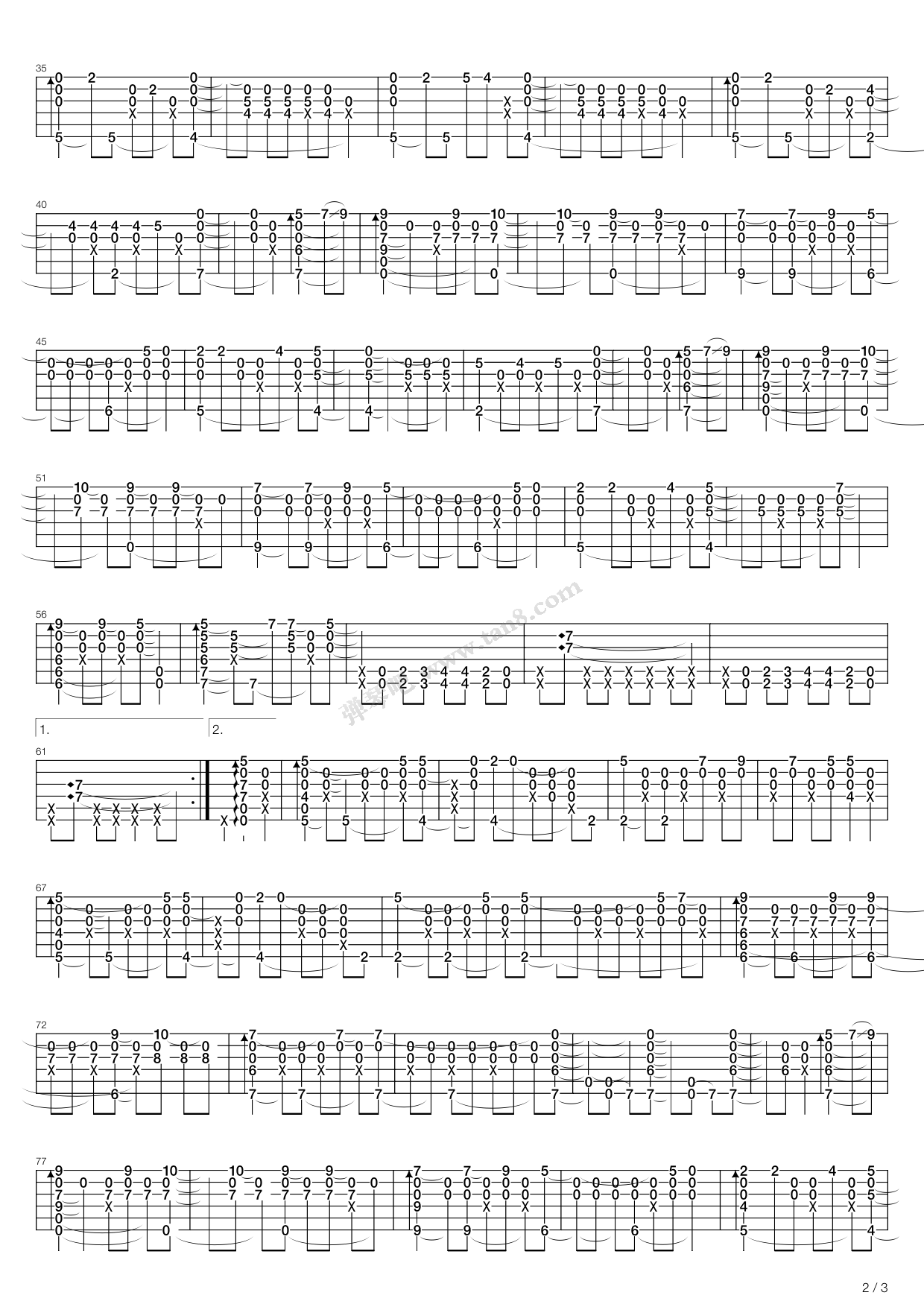 《Pink candy（10th Anniversary ）》吉他谱-C大调音乐网