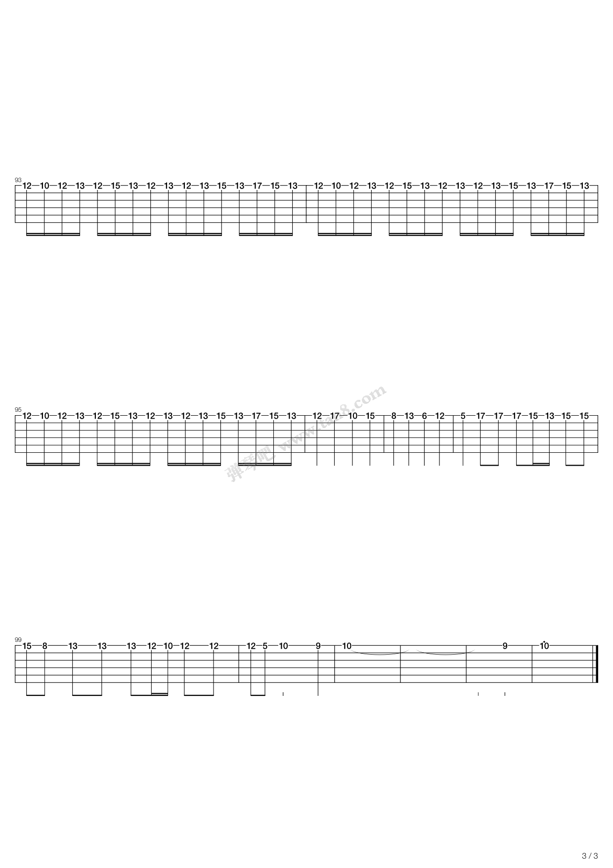 《Concerto Grosso Op3 N11 Primer Movimiento》吉他谱-C大调音乐网