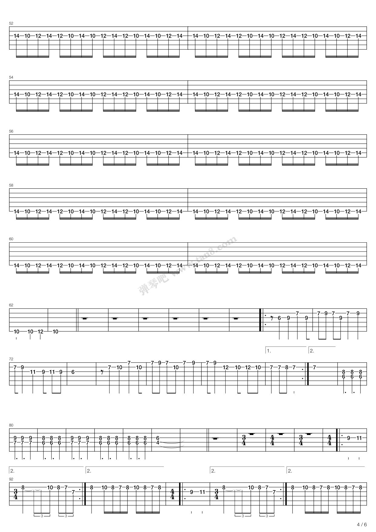 《Double Guitar》吉他谱-C大调音乐网