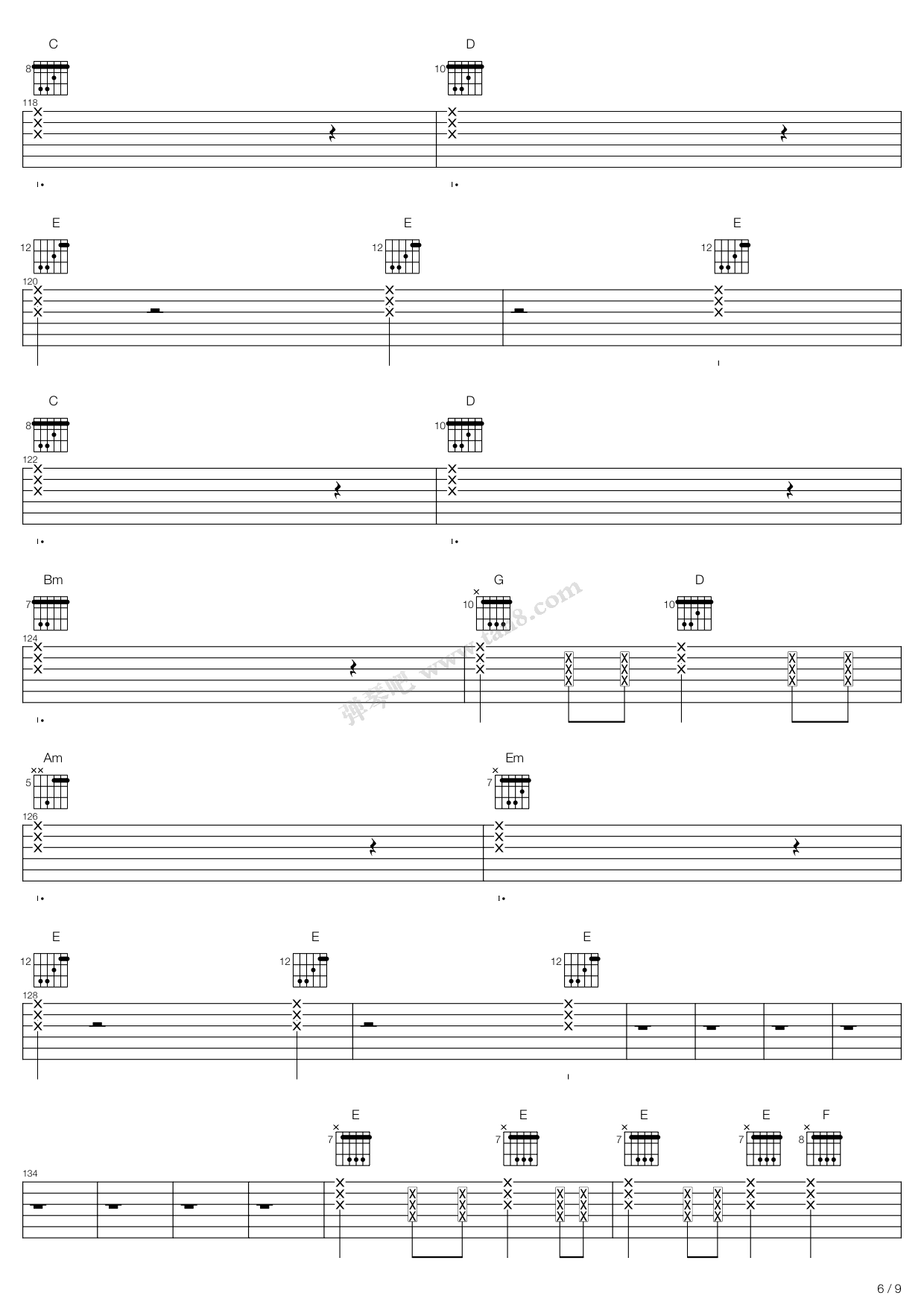 《轻音少女(K-ON) - Don't say lazy》吉他谱-C大调音乐网