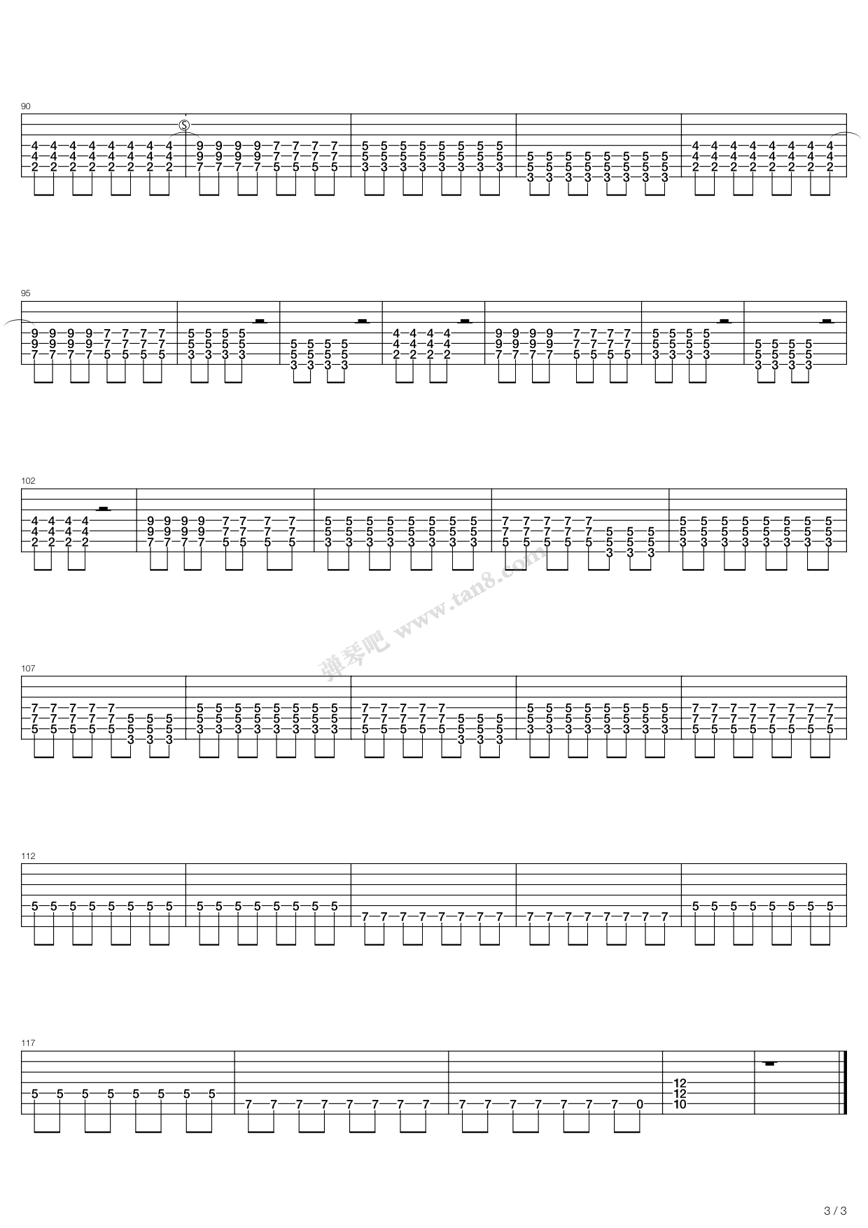 Whatsername吉他谱(gtp谱,总谱)_Green Day(绿日乐队)