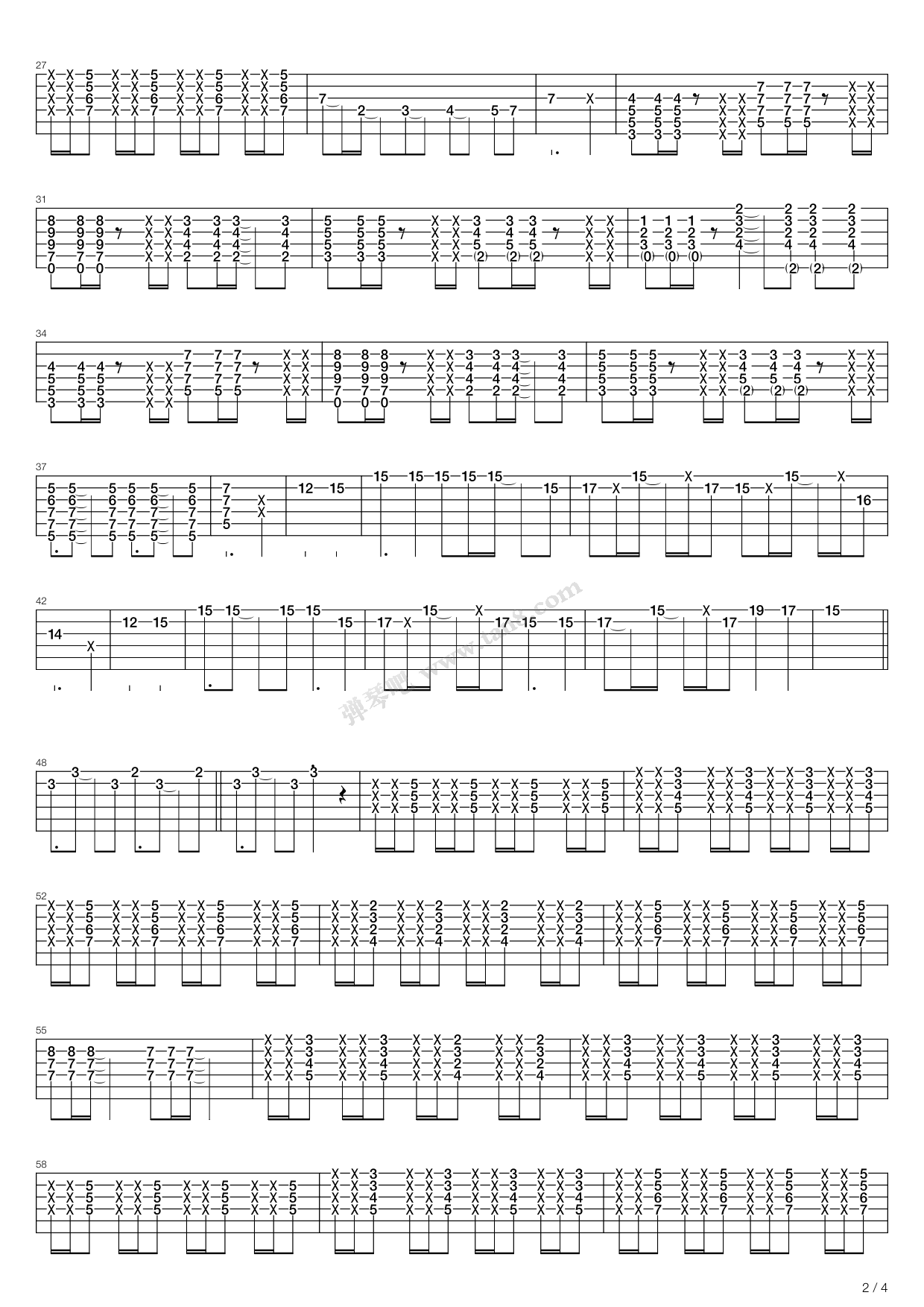 《轻音少女(K-ON) - 给我一双翅膀 翼をください ...》吉他谱-C大调音乐网