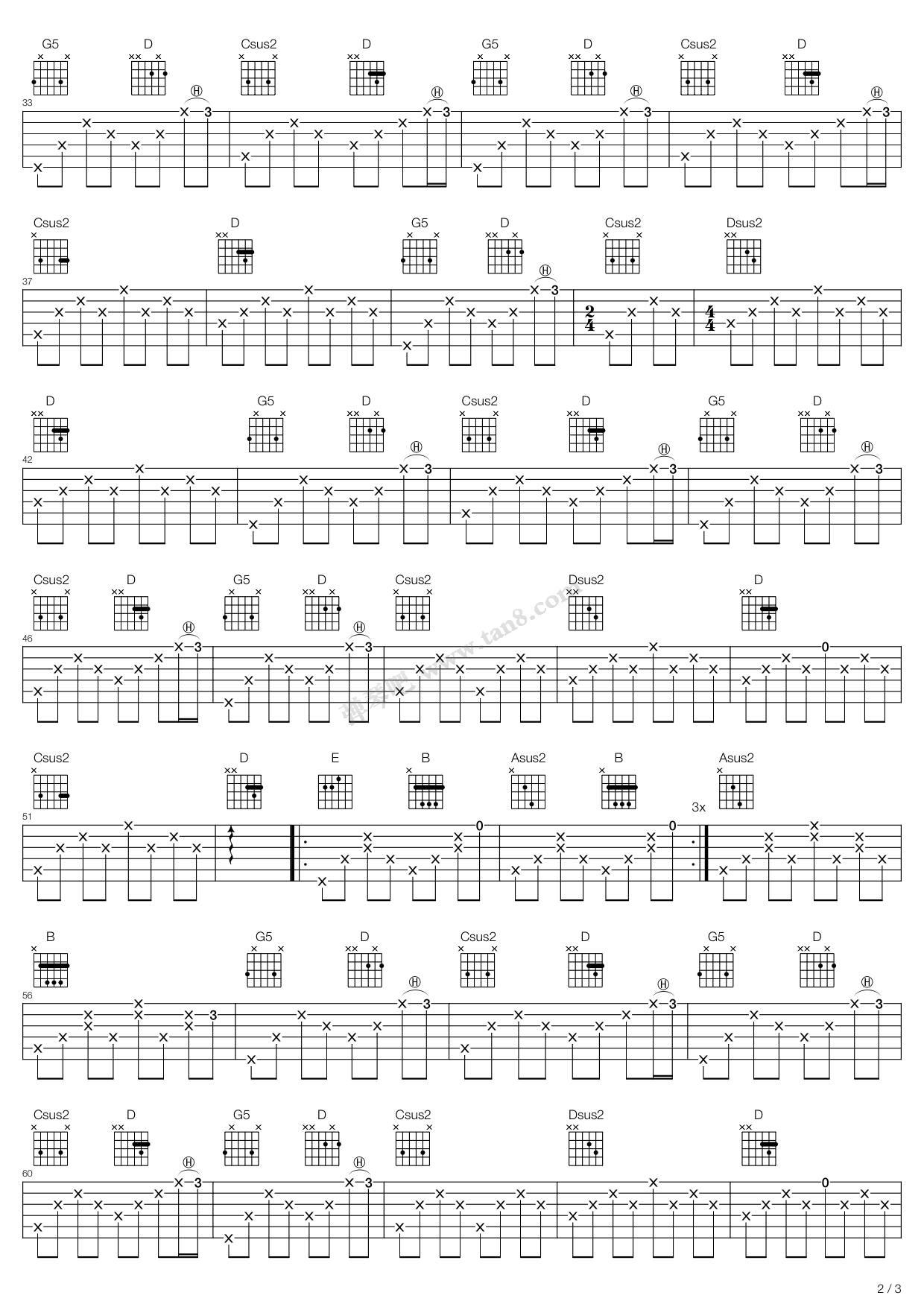 《when you say nothing at all》吉他谱-C大调音乐网