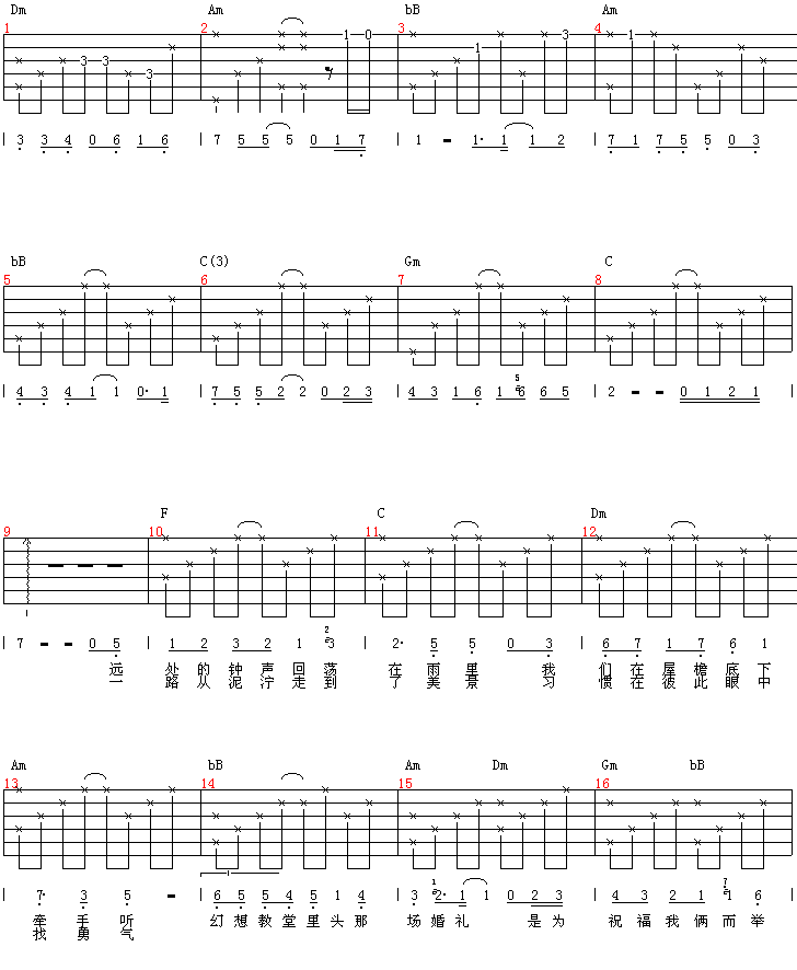 《约定-认证谱》吉他谱-C大调音乐网