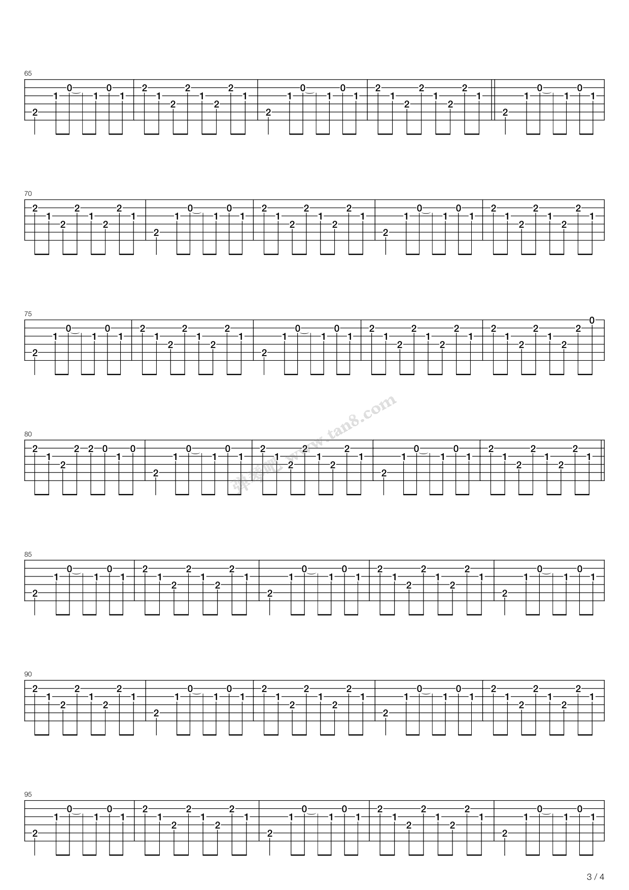 《觉醒》吉他谱-C大调音乐网