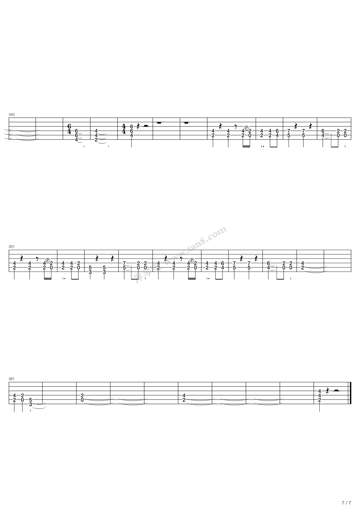 《Armageddon》吉他谱-C大调音乐网