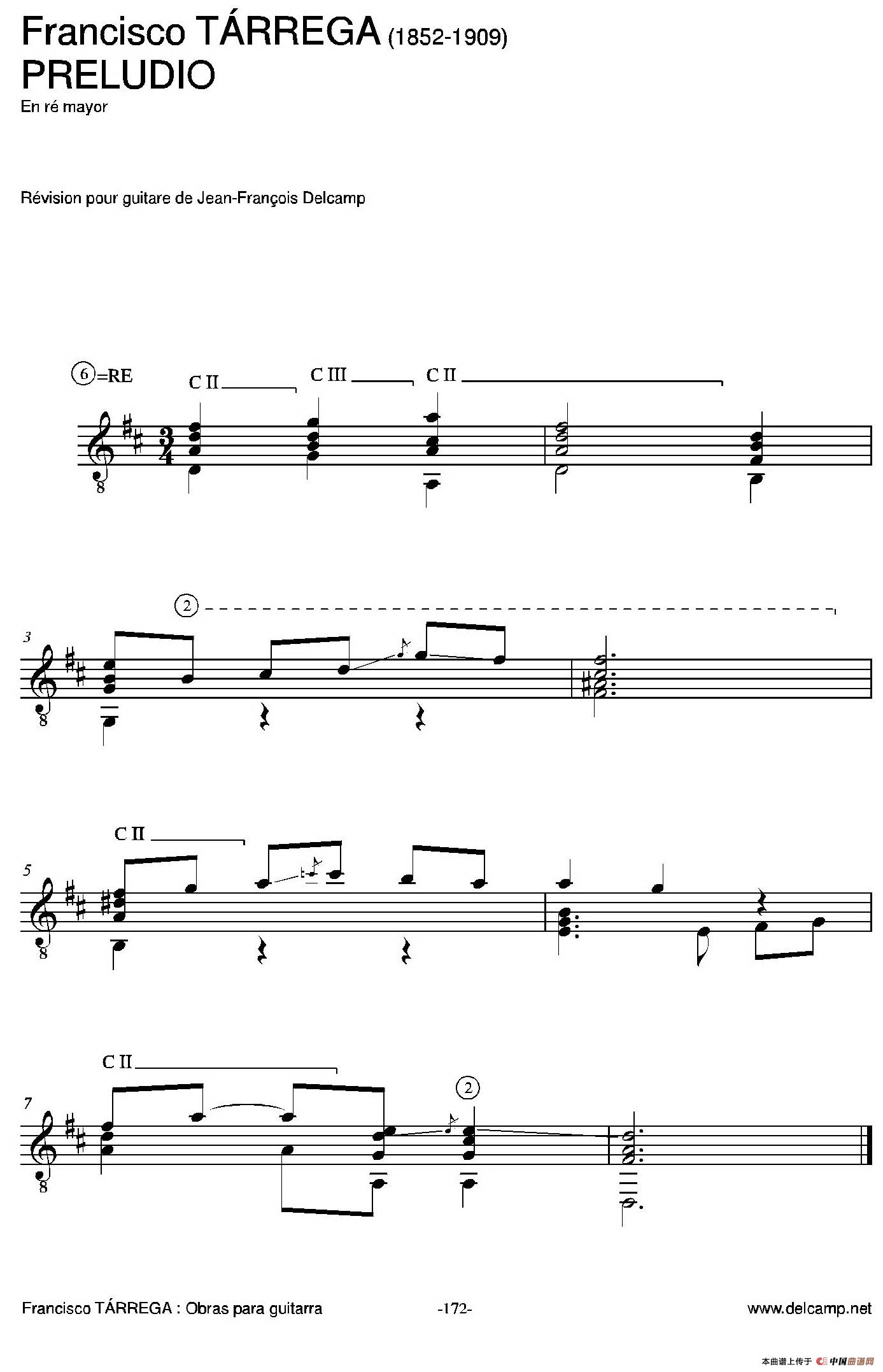 《《塔雷加作品全集》第10部分（古典吉他）》吉他谱-C大调音乐网