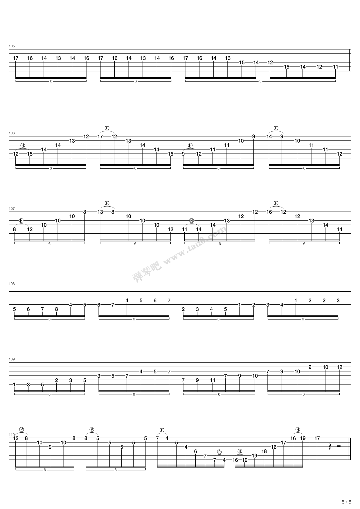 《総合力開発ハイパー·テクニカル·エチュード ...》吉他谱-C大调音乐网