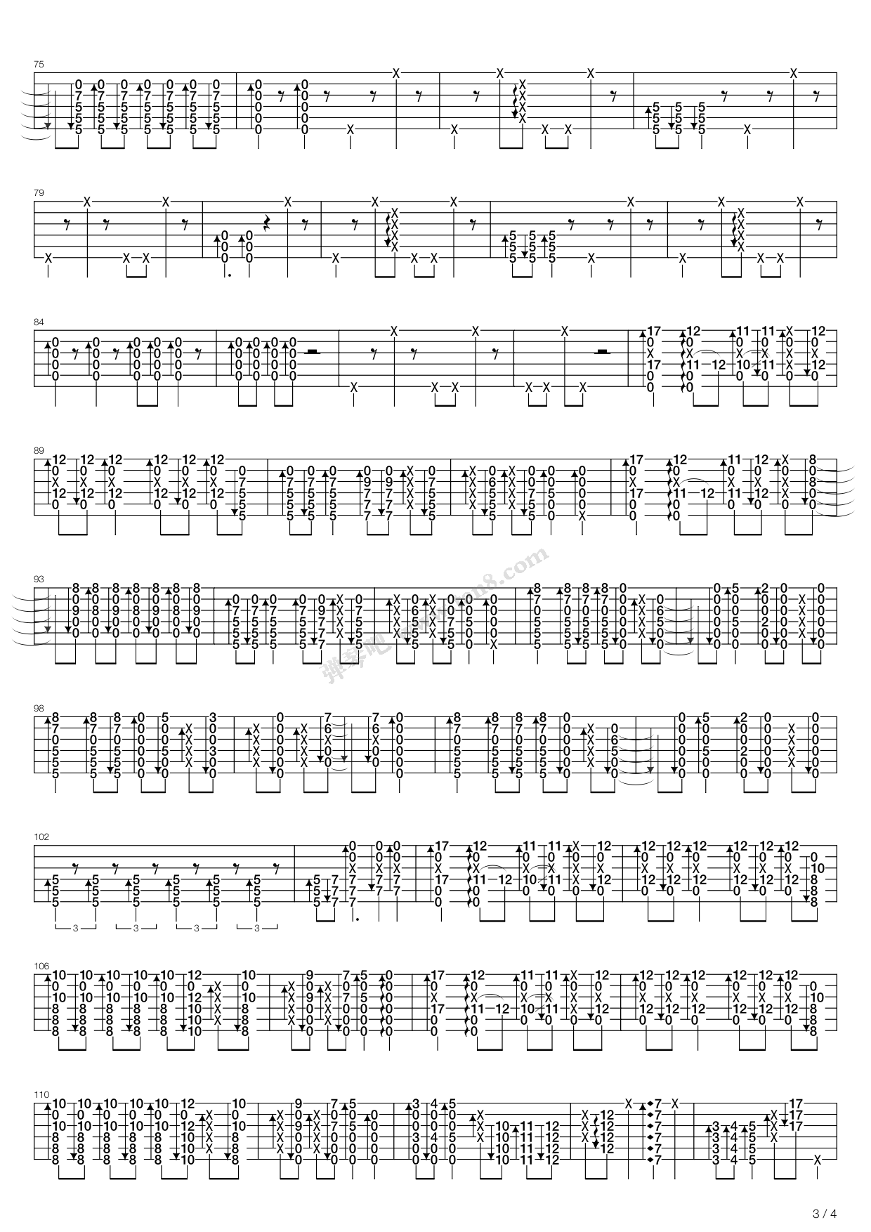 《Snappy（10th Anniversary ）》吉他谱-C大调音乐网