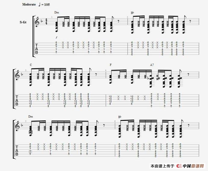 《CNBLUE 《孤独啊》吉他谱二》吉他谱-C大调音乐网