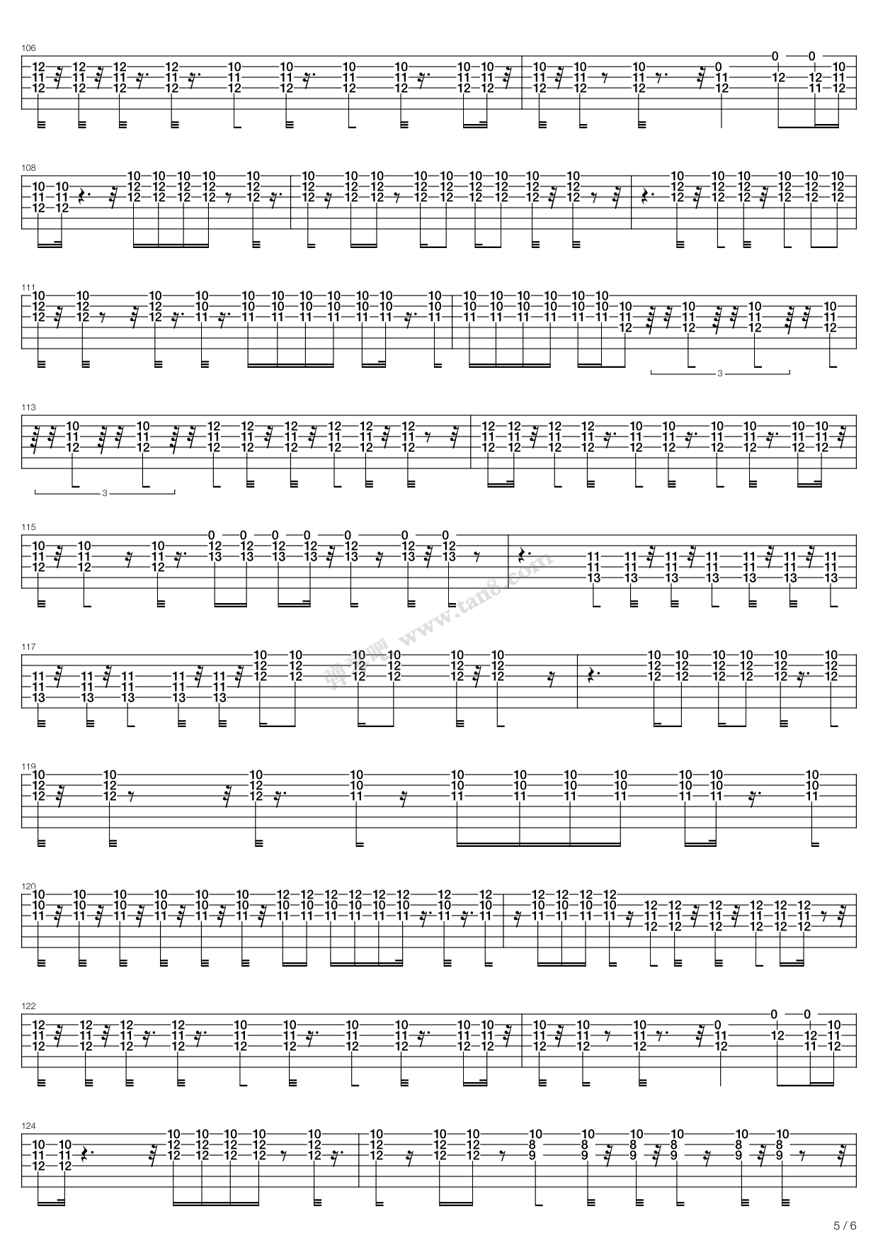 《东京爱情故事 主题曲 - 突如其来的爱情故事 ...》吉他谱-C大调音乐网