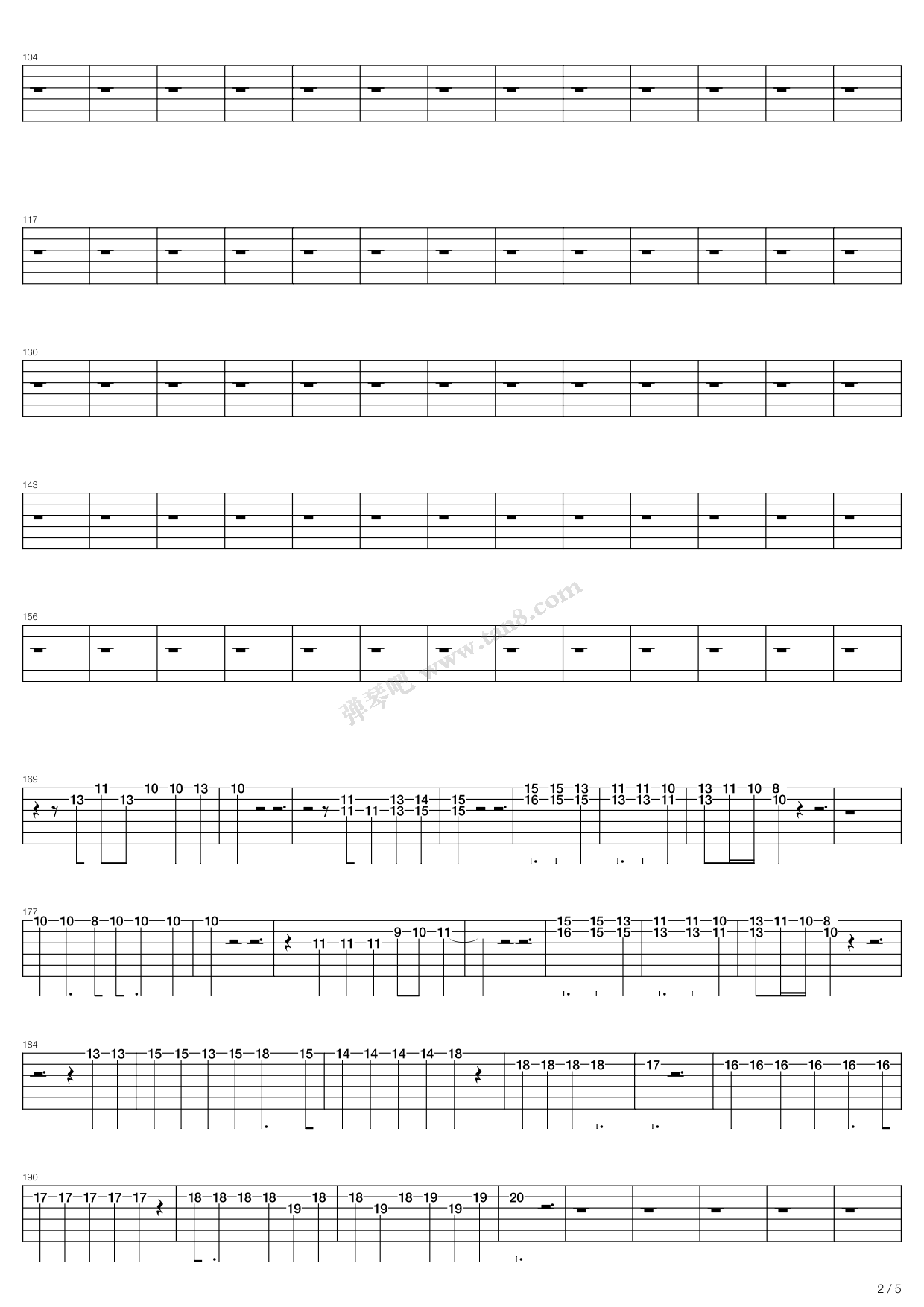 《Shine On You Crazy Diamond Parts I - Ix》吉他谱-C大调音乐网