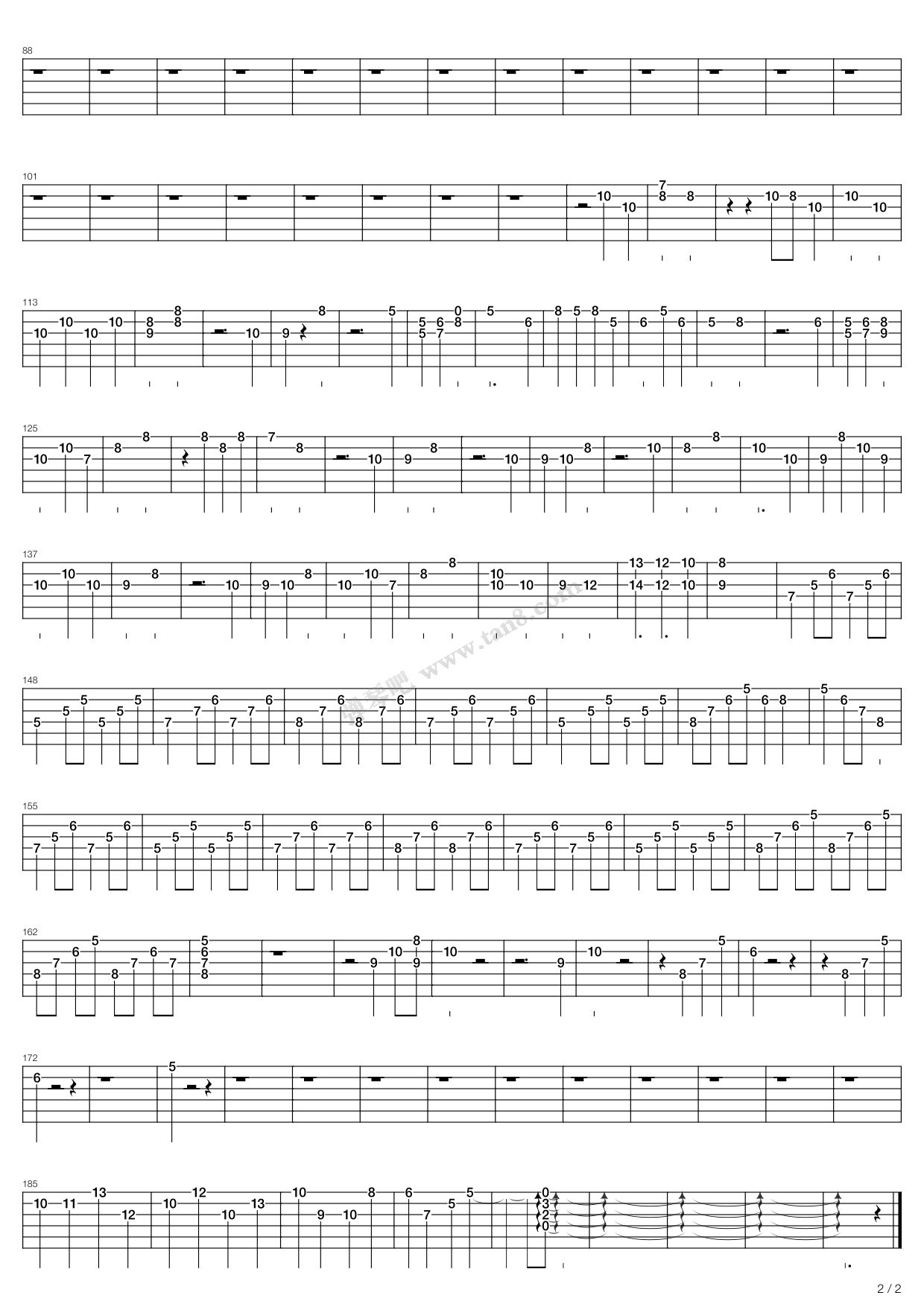 《最终幻想10 - Suteki Da Ne(素敵だね)》吉他谱-C大调音乐网