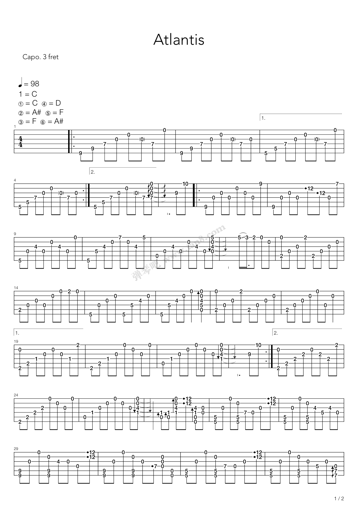 45+ How To Play Voyage To Atlantis On Guitar Images – Guitar Evo