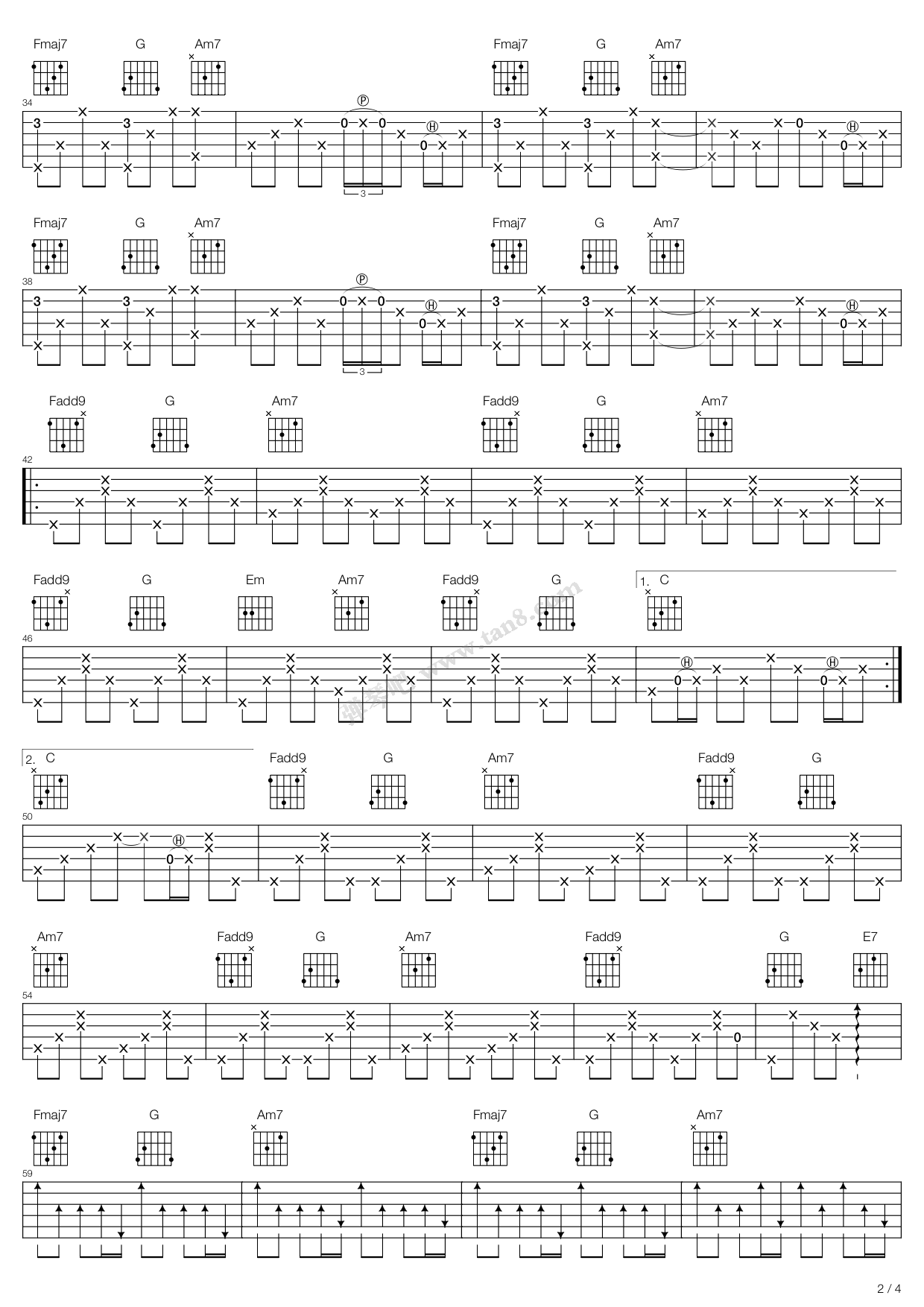 《僕が死のうと思ったのは》吉他谱-C大调音乐网