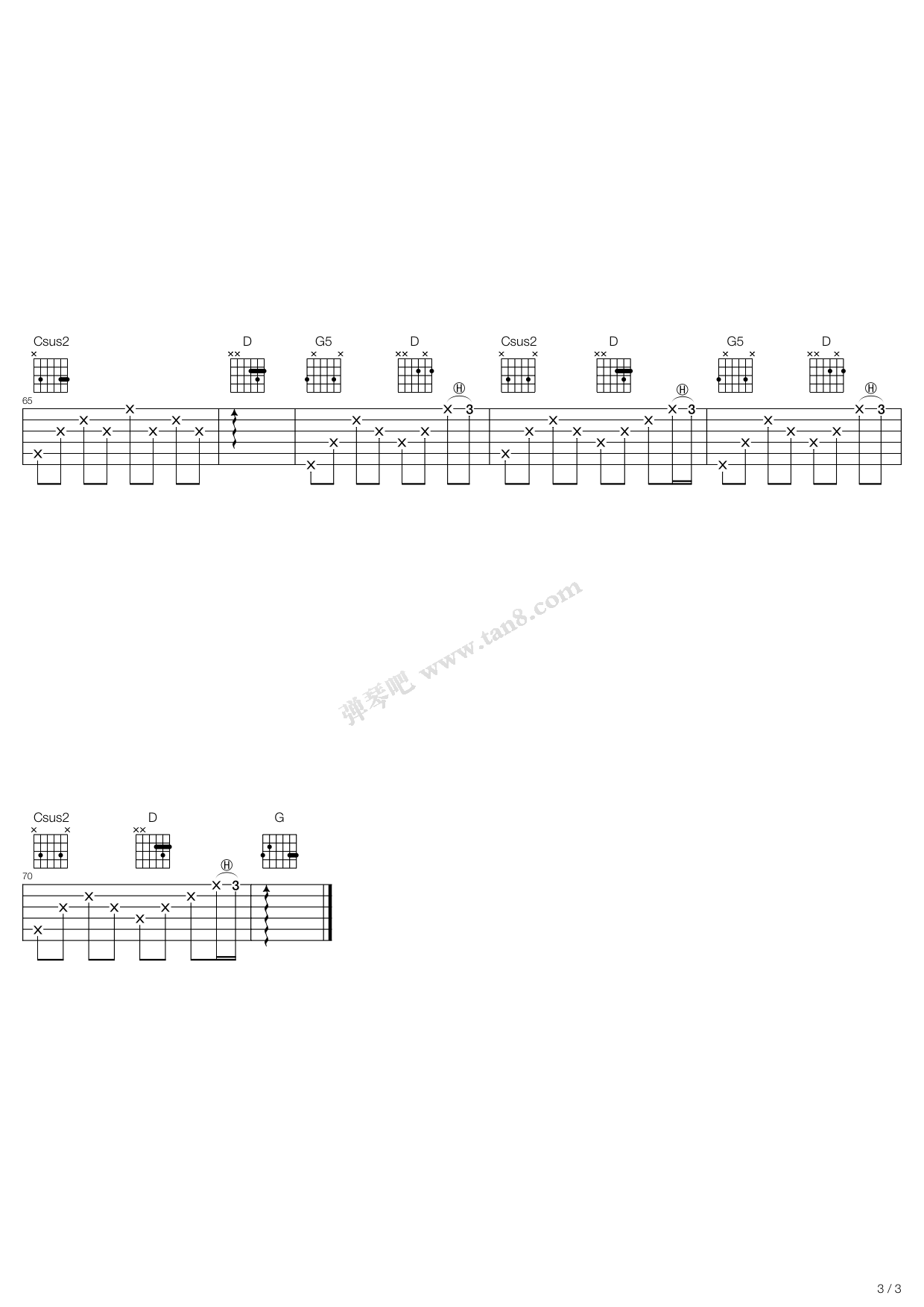 《when you say nothing at all》吉他谱-C大调音乐网