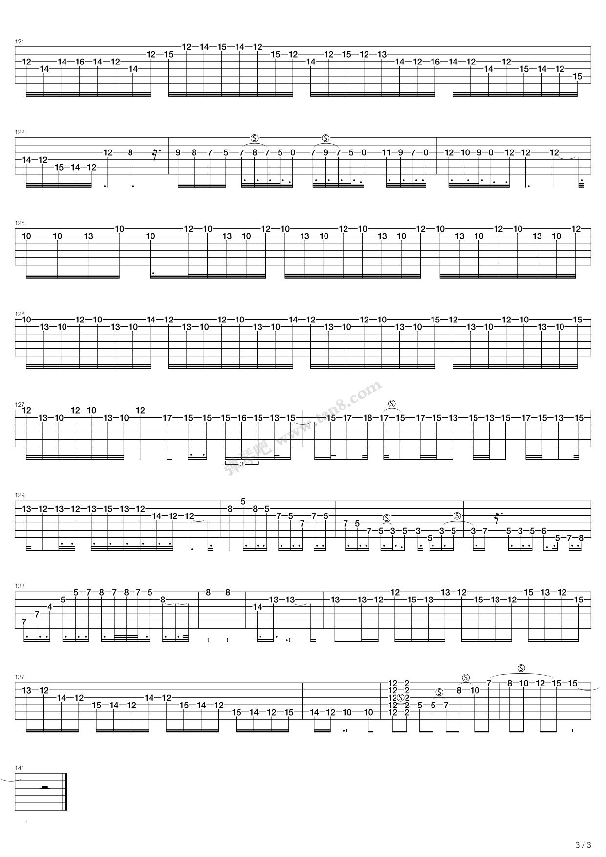 《String Of My Soul》吉他谱-C大调音乐网