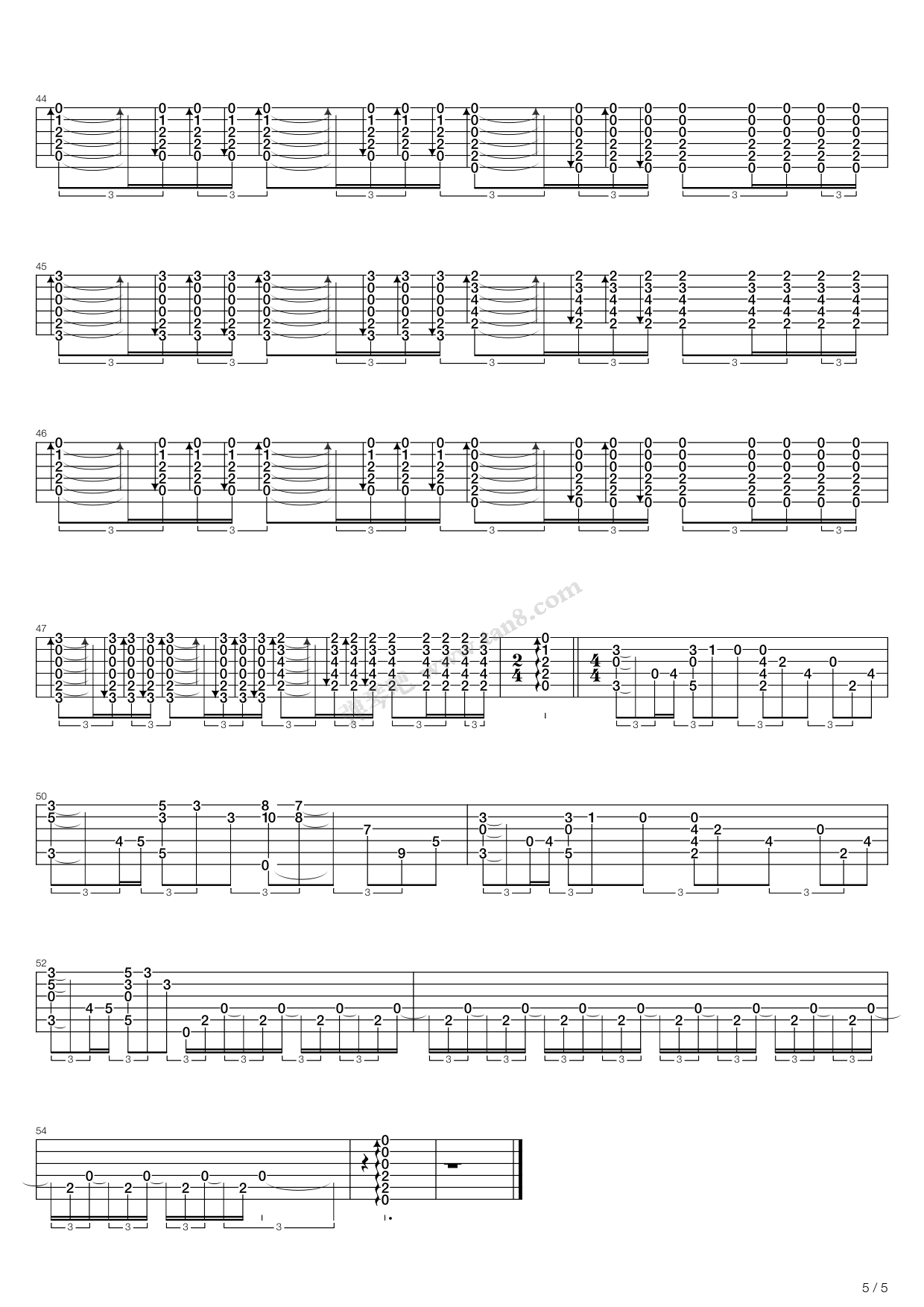 《月の詩(月之诗)》吉他谱-C大调音乐网