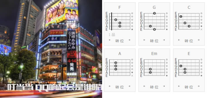 《东京不太热吉他谱_洛天依_C调简单版_六线吉他弹》吉他谱-C大调音乐网