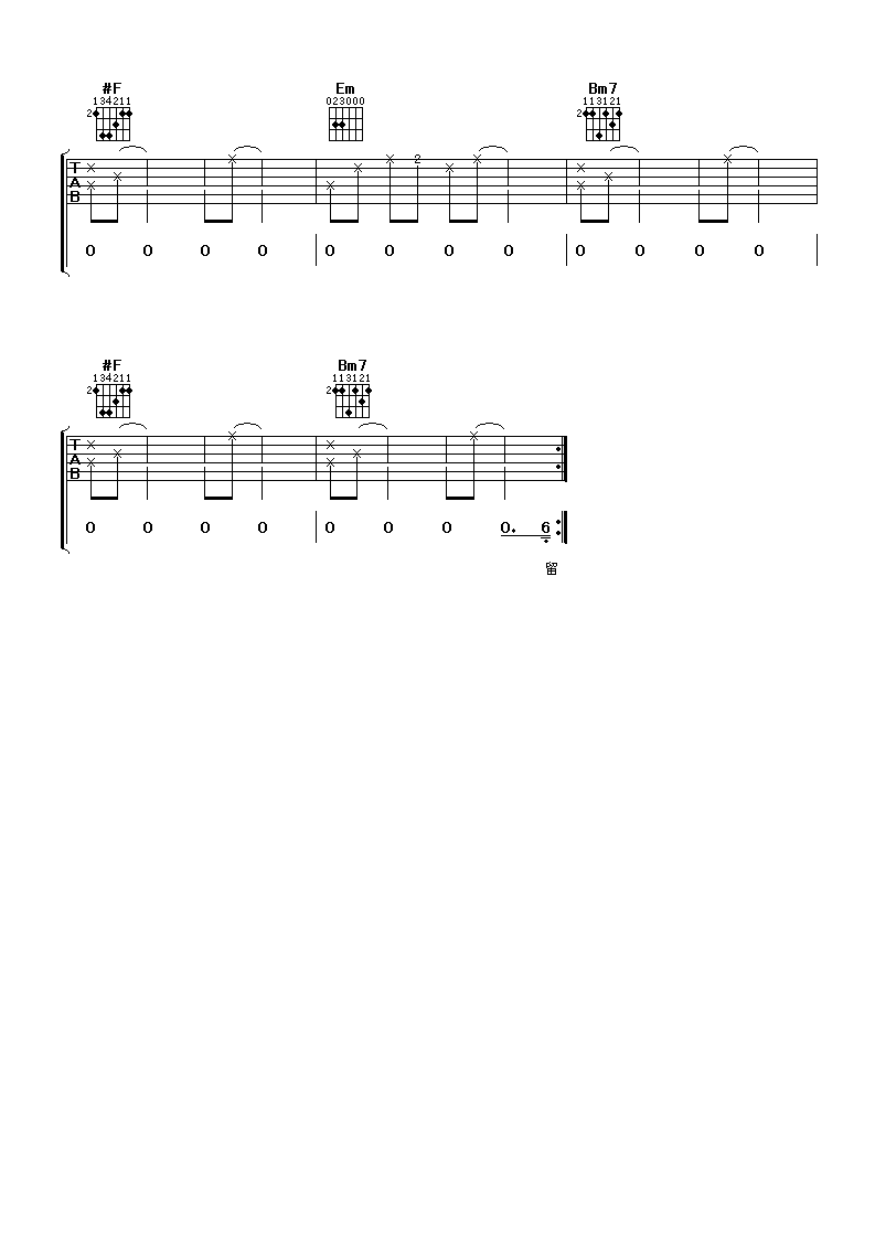 陈楚生 寻找吉他谱-C大调音乐网