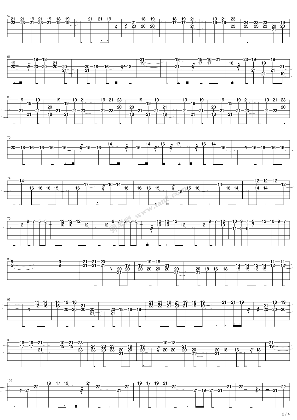 《終わりの世界から(自已经终结的世界)》吉他谱-C大调音乐网