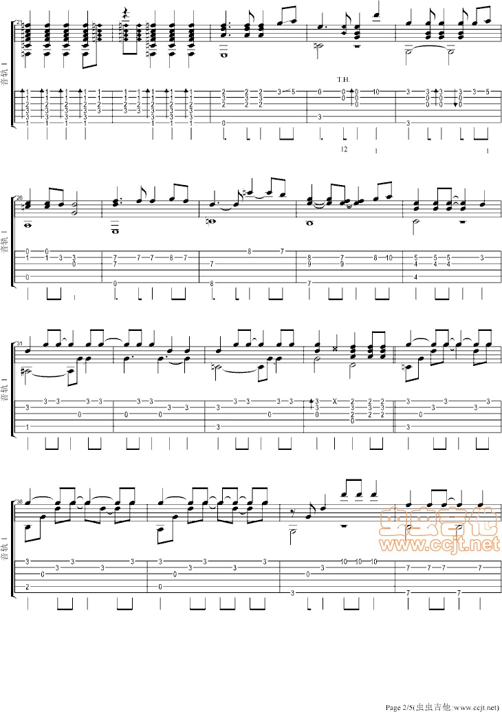 《clannad第一季op—メグメル（欢乐岛）》吉他谱-C大调音乐网