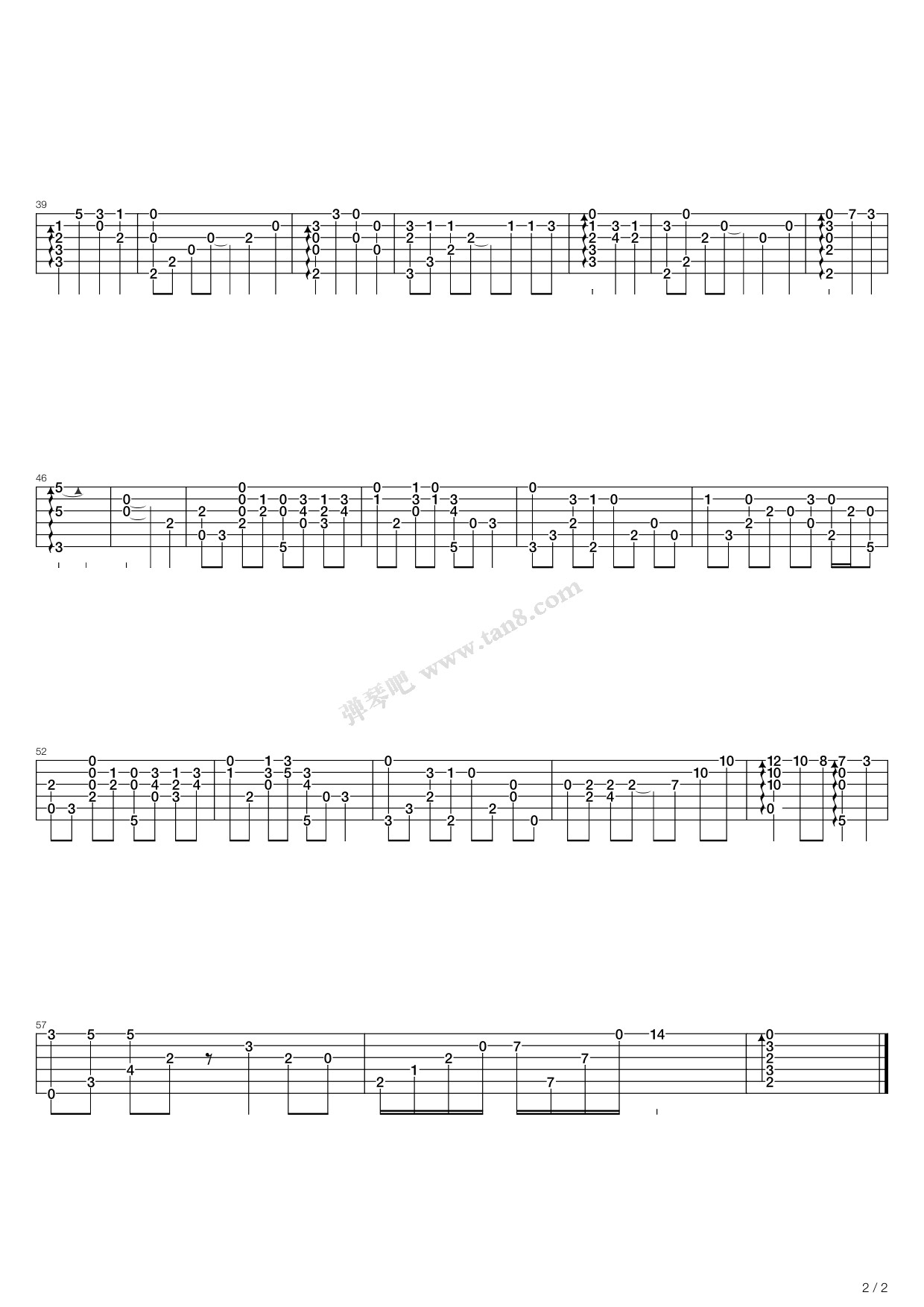 《最终幻想10 - スピラの情景(Spiran Scenery)》吉他谱-C大调音乐网