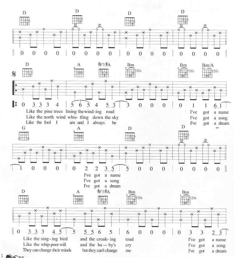 《I Got A Name-Jim Croce (吉他谱)》吉他谱-C大调音乐网