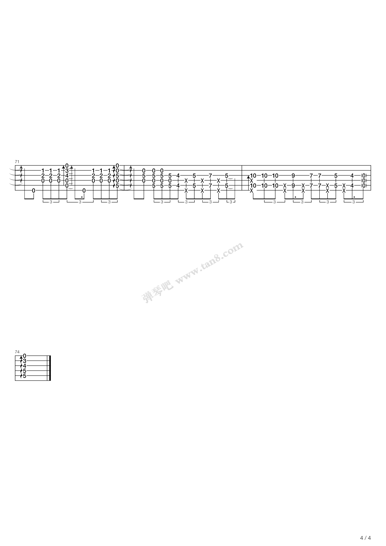 《Sunday Morning（指弹版，郑成河）》吉他谱-C大调音乐网