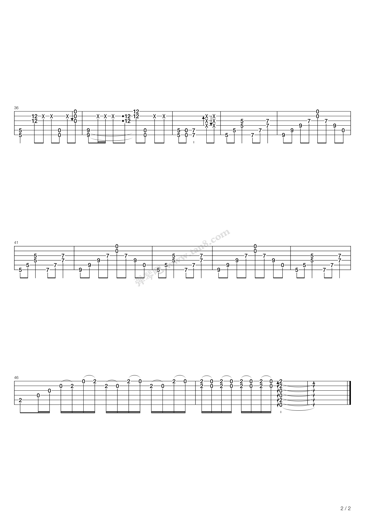 《The Sprinter》吉他谱-C大调音乐网