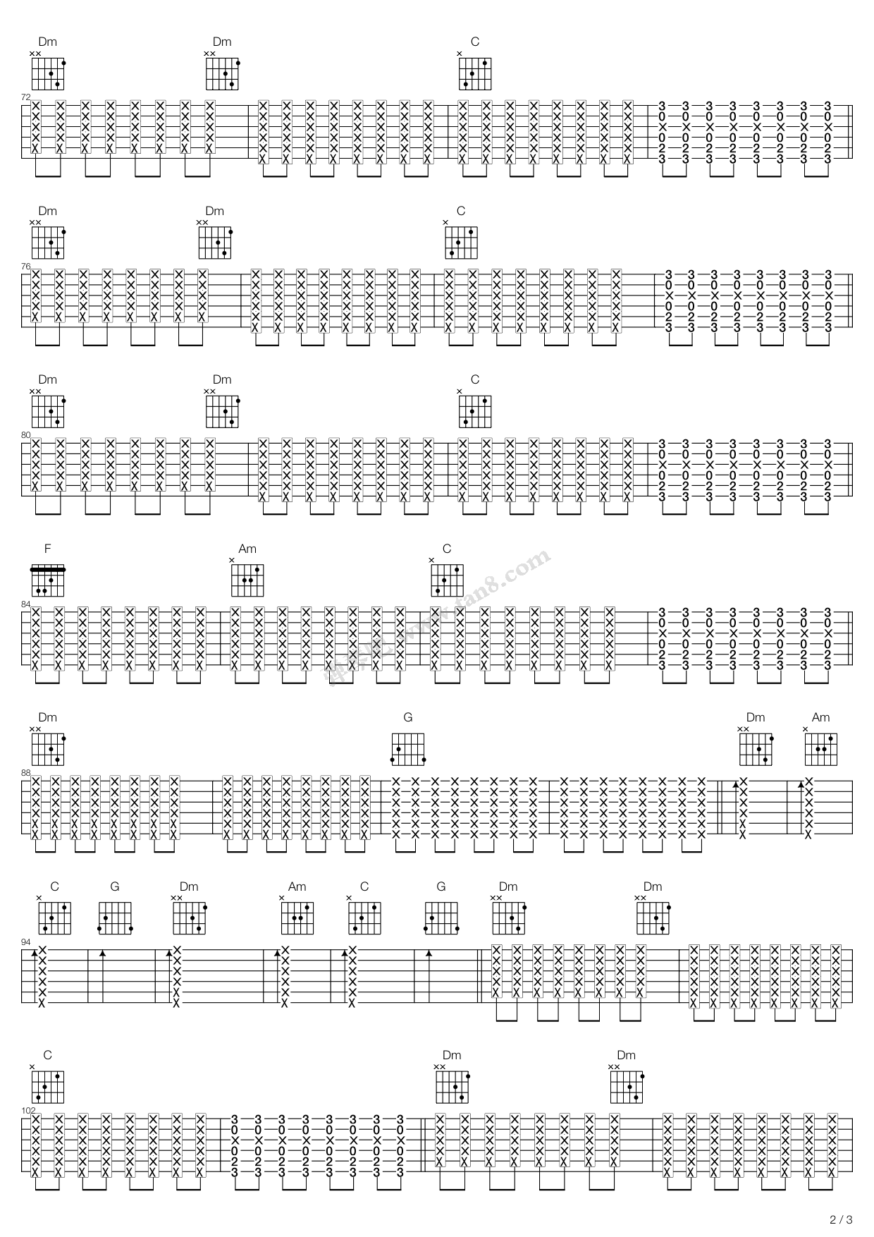 《Broken Strings》吉他谱-C大调音乐网