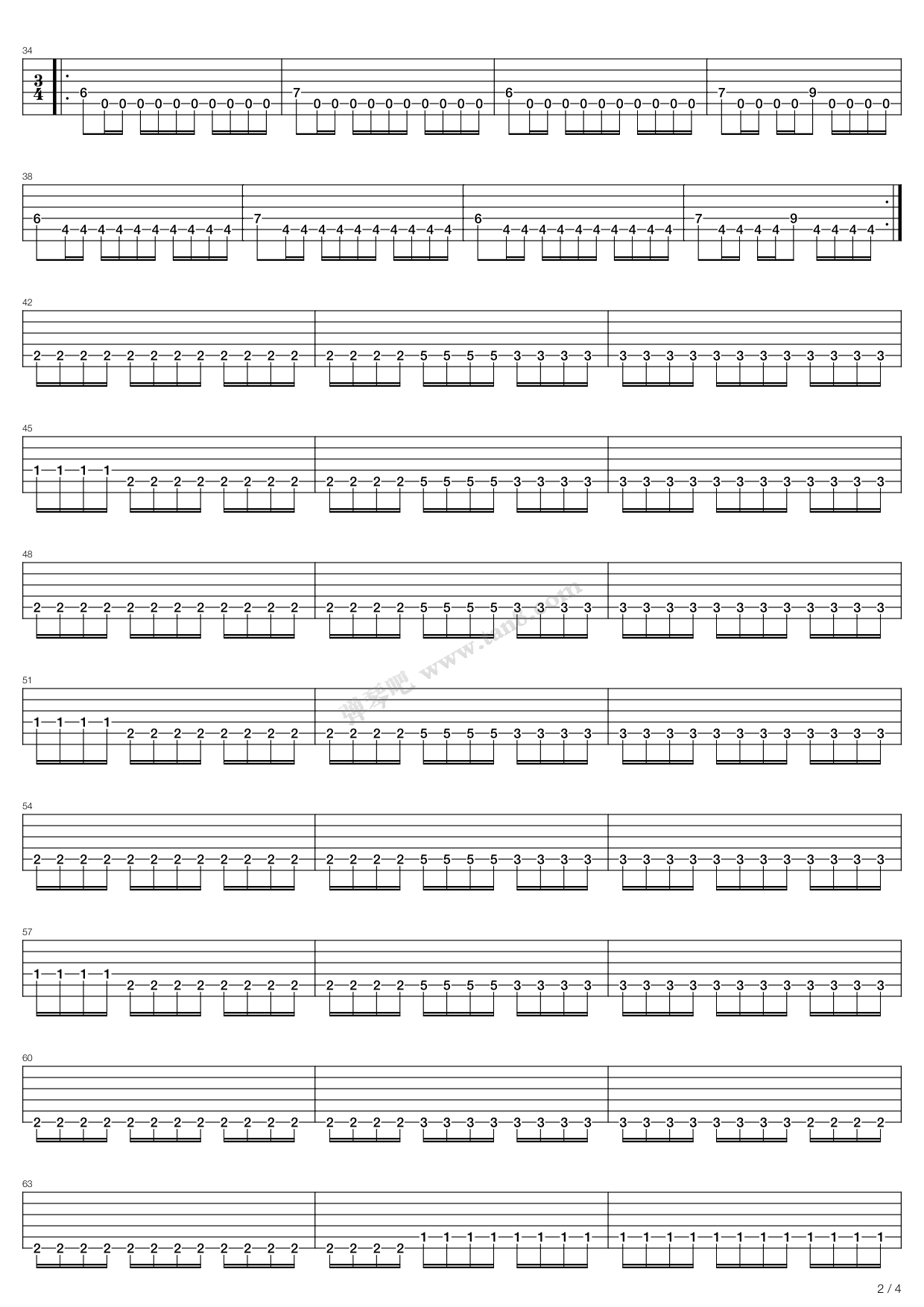 《Death死亡乐队 - Flattening Of Emotions》吉他谱-C大调音乐网