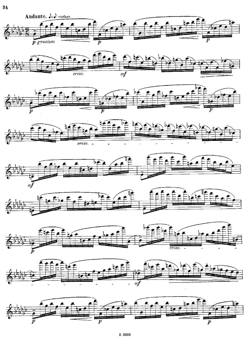 《Schule der Virtuosit?t. Op. 60（21）》吉他谱-C大调音乐网