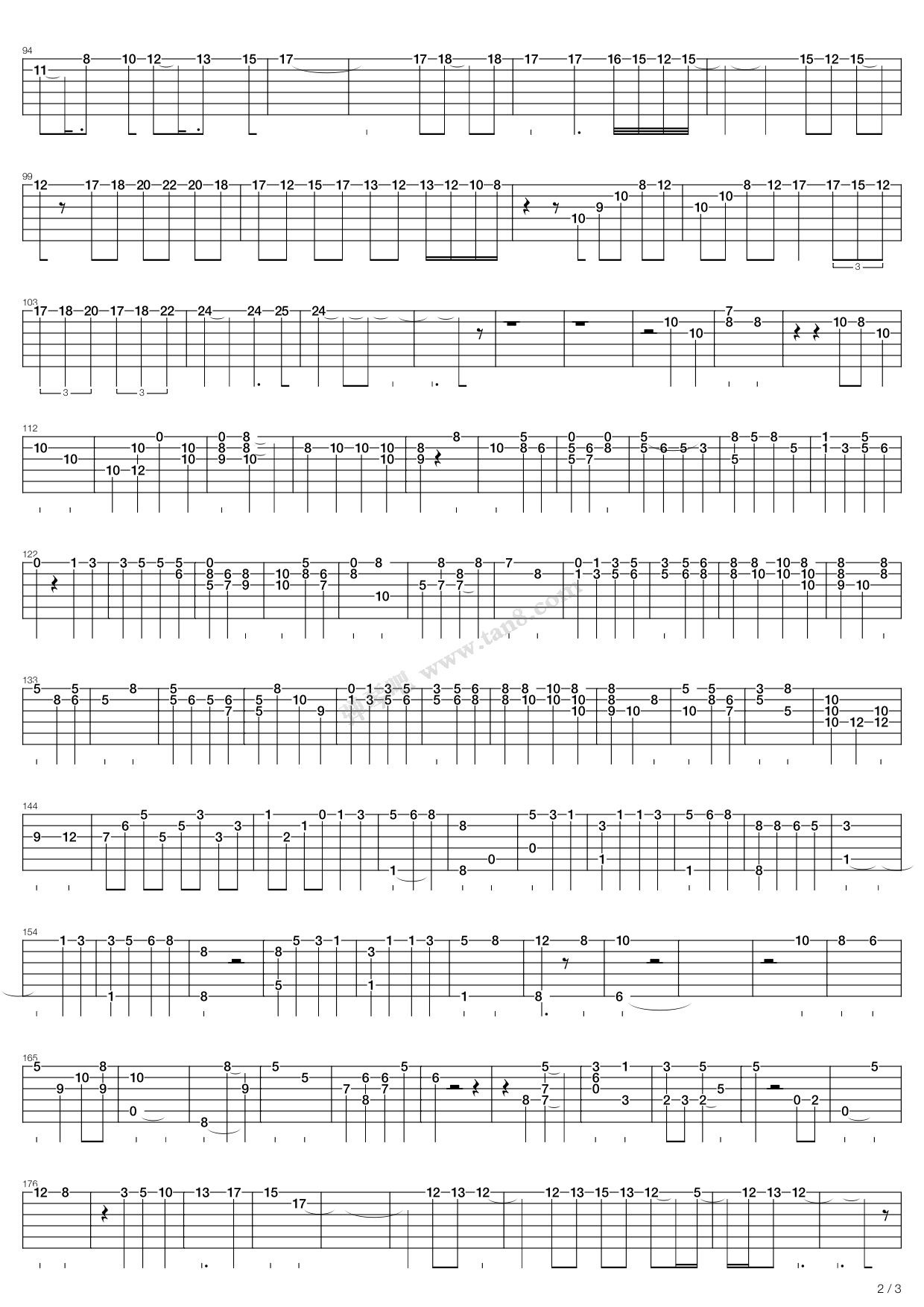 《最终幻想10 - Suteki Da Ne(素敵だね)》吉他谱-C大调音乐网