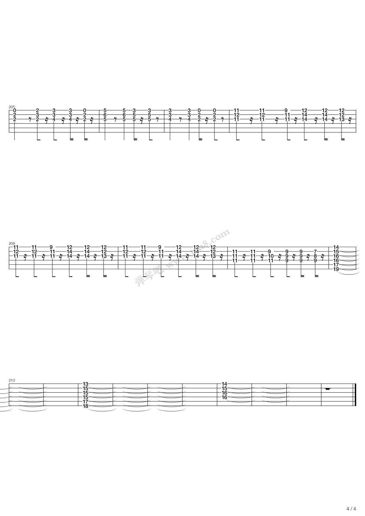 《Eleventh Earl Of Mar》吉他谱-C大调音乐网