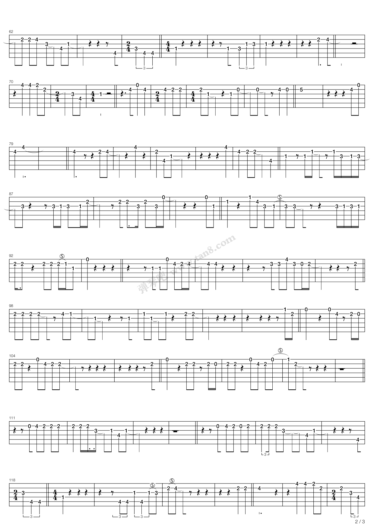 《The Chamber Of 32 Doors》吉他谱-C大调音乐网