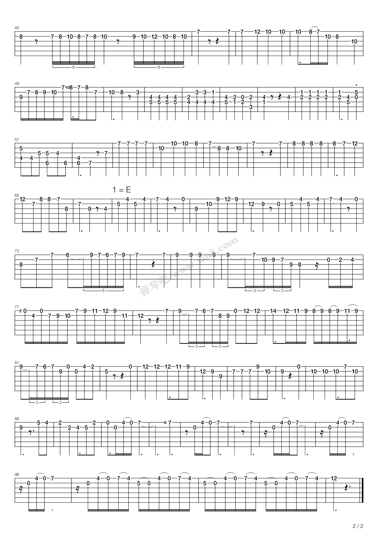 《Encouragement Cantabile Op34》吉他谱-C大调音乐网