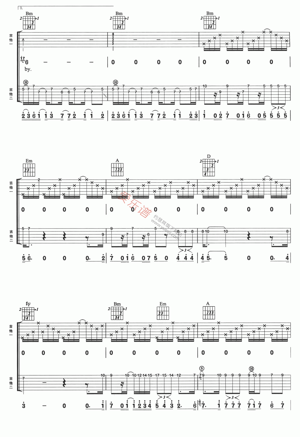 《Bertie Higgins(贝蒂·希金斯)《Casablanca》》吉他谱-C大调音乐网