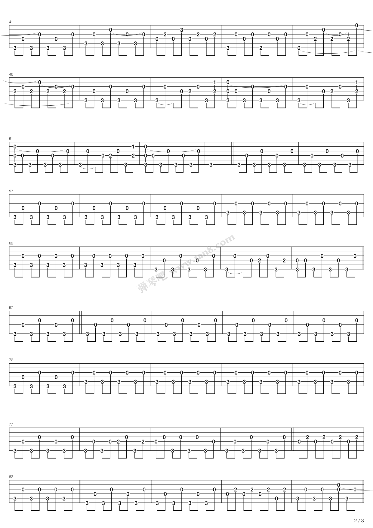 《Timshel》吉他谱-C大调音乐网