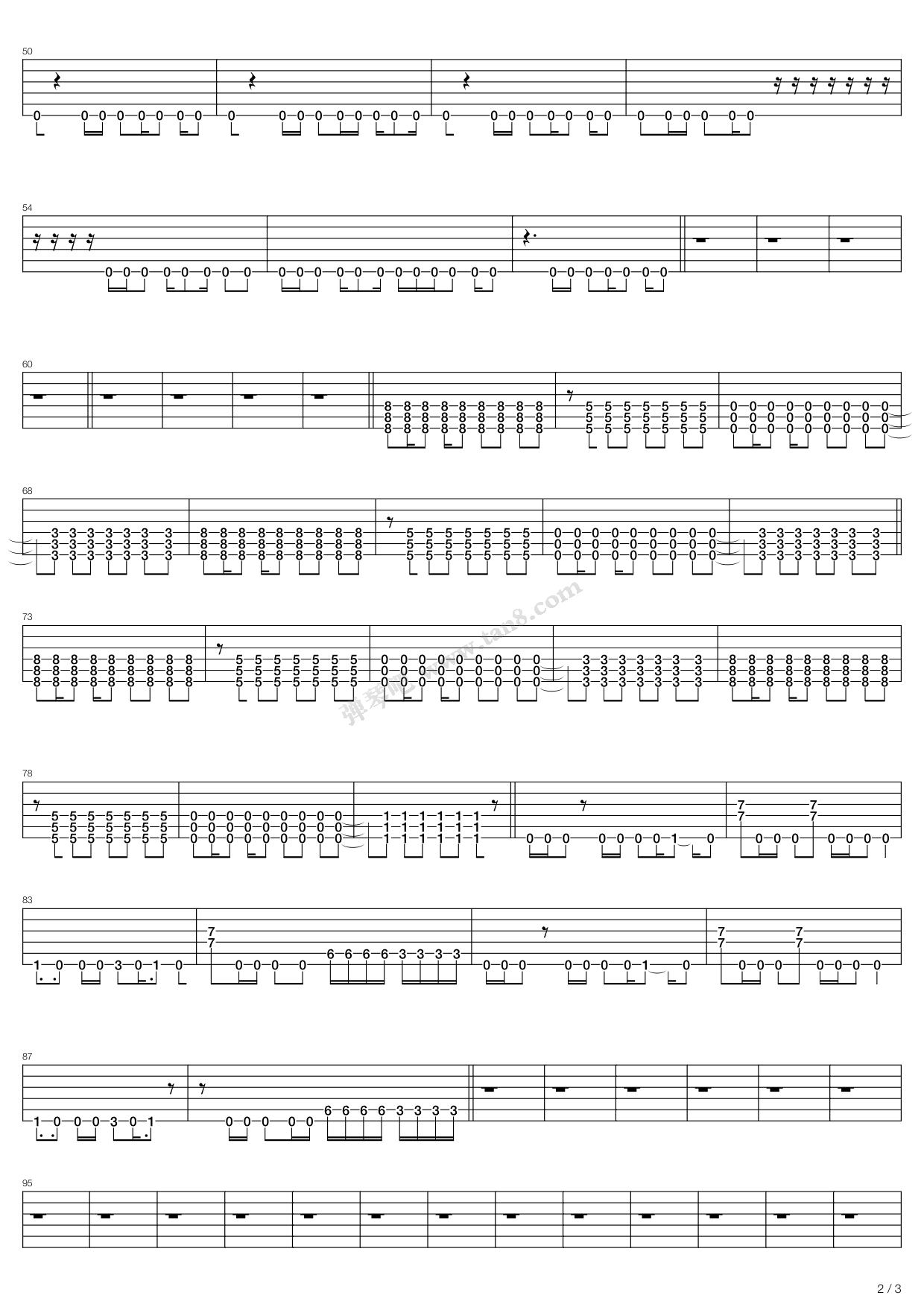 《Sleepwalking》吉他谱-C大调音乐网