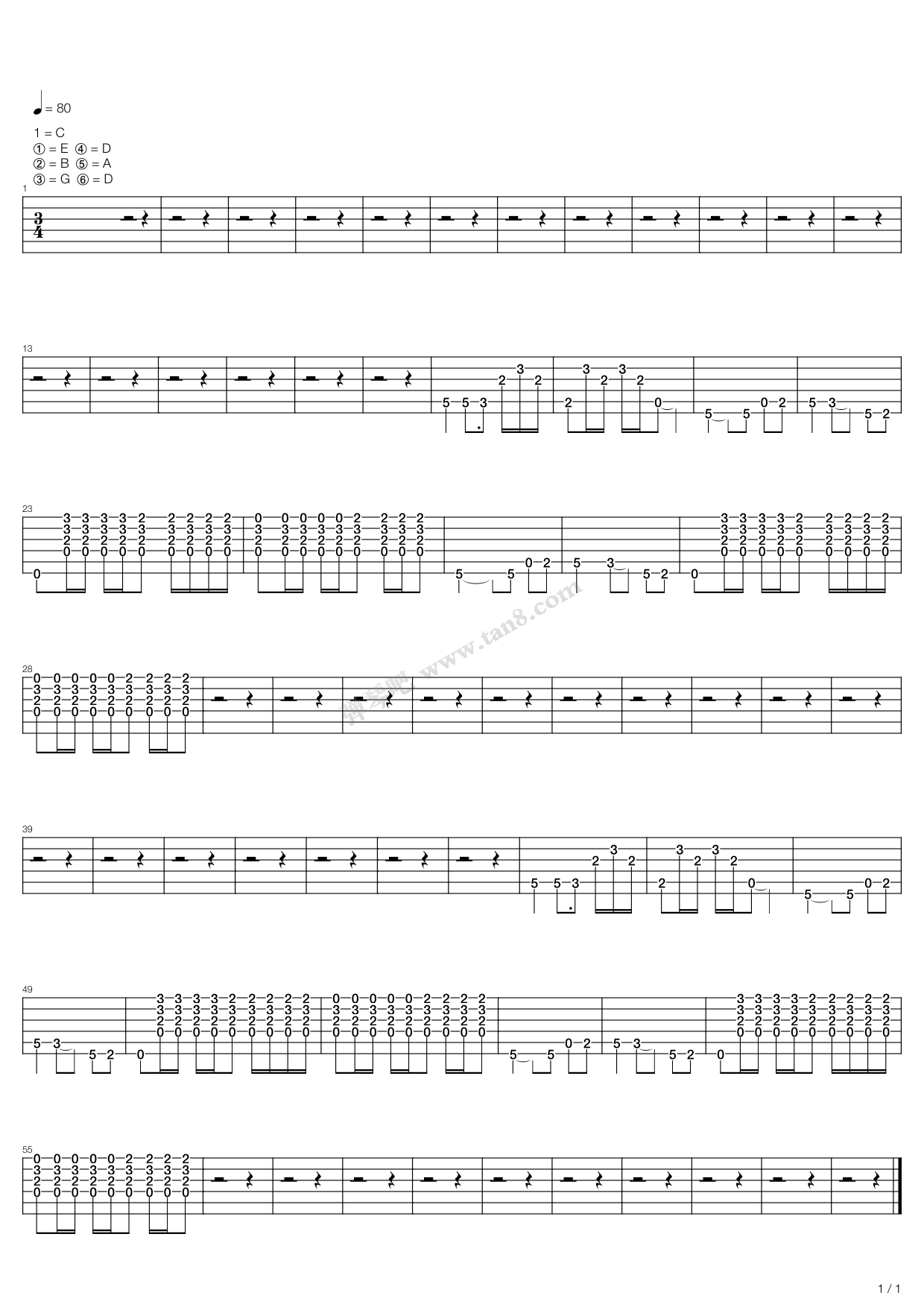 《Beatles (The)披头士乐队 - You_'Ve Got To Hide Your Love》吉他谱-C大调音乐网