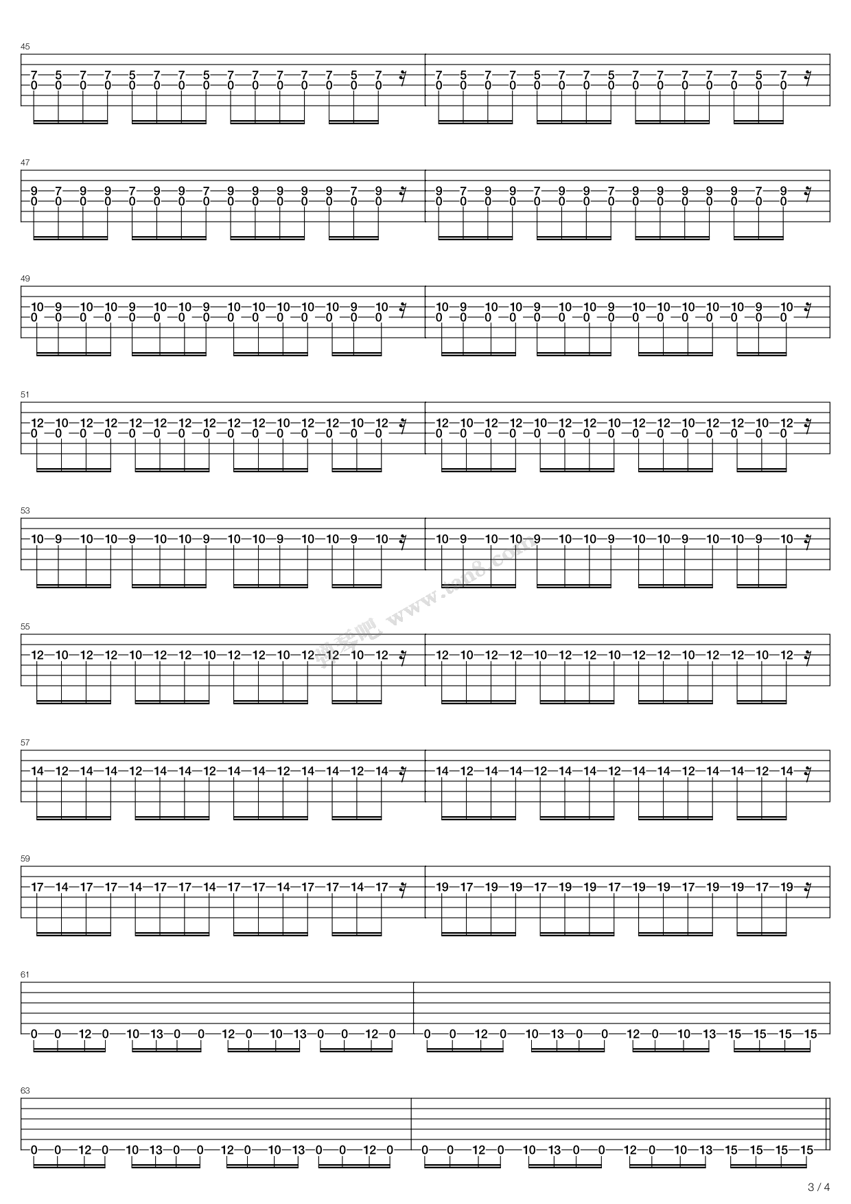 《Start Something》吉他谱-C大调音乐网