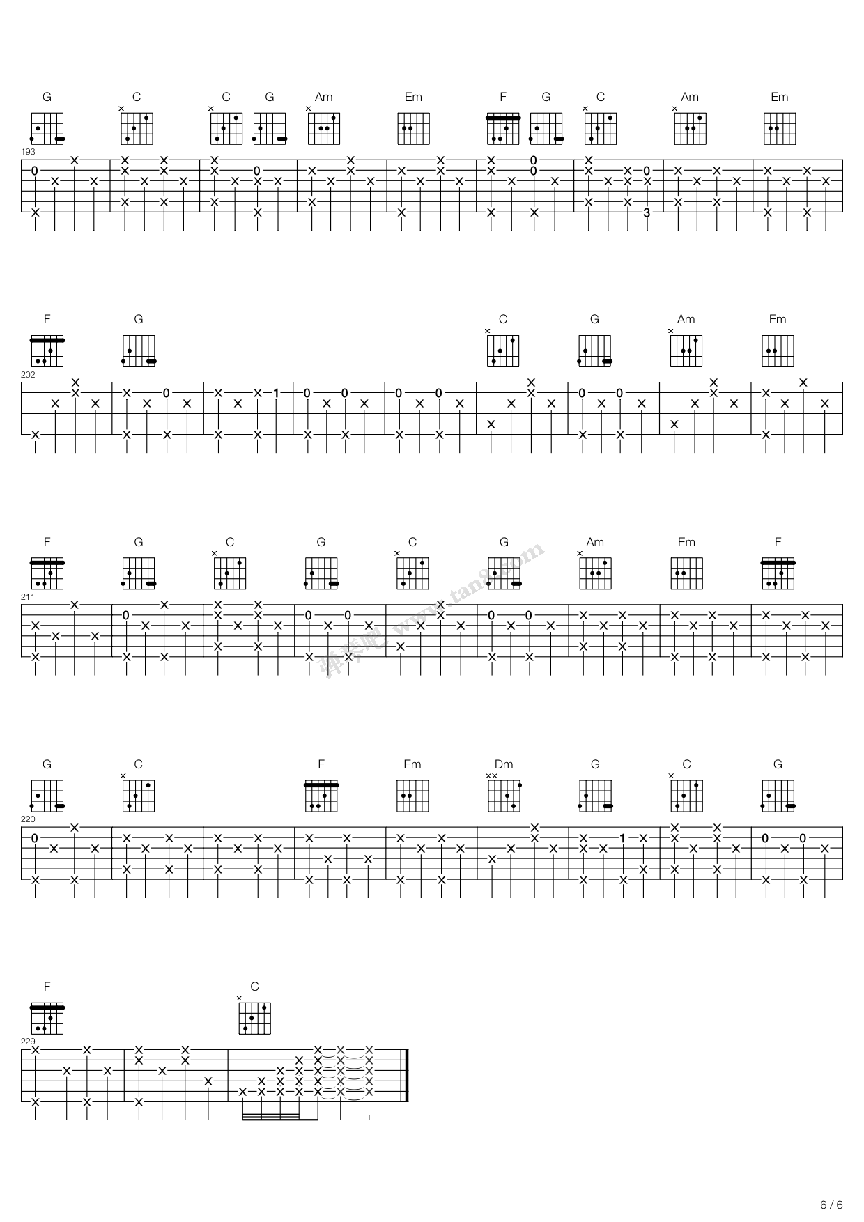 《恋爱症候群》吉他谱-C大调音乐网